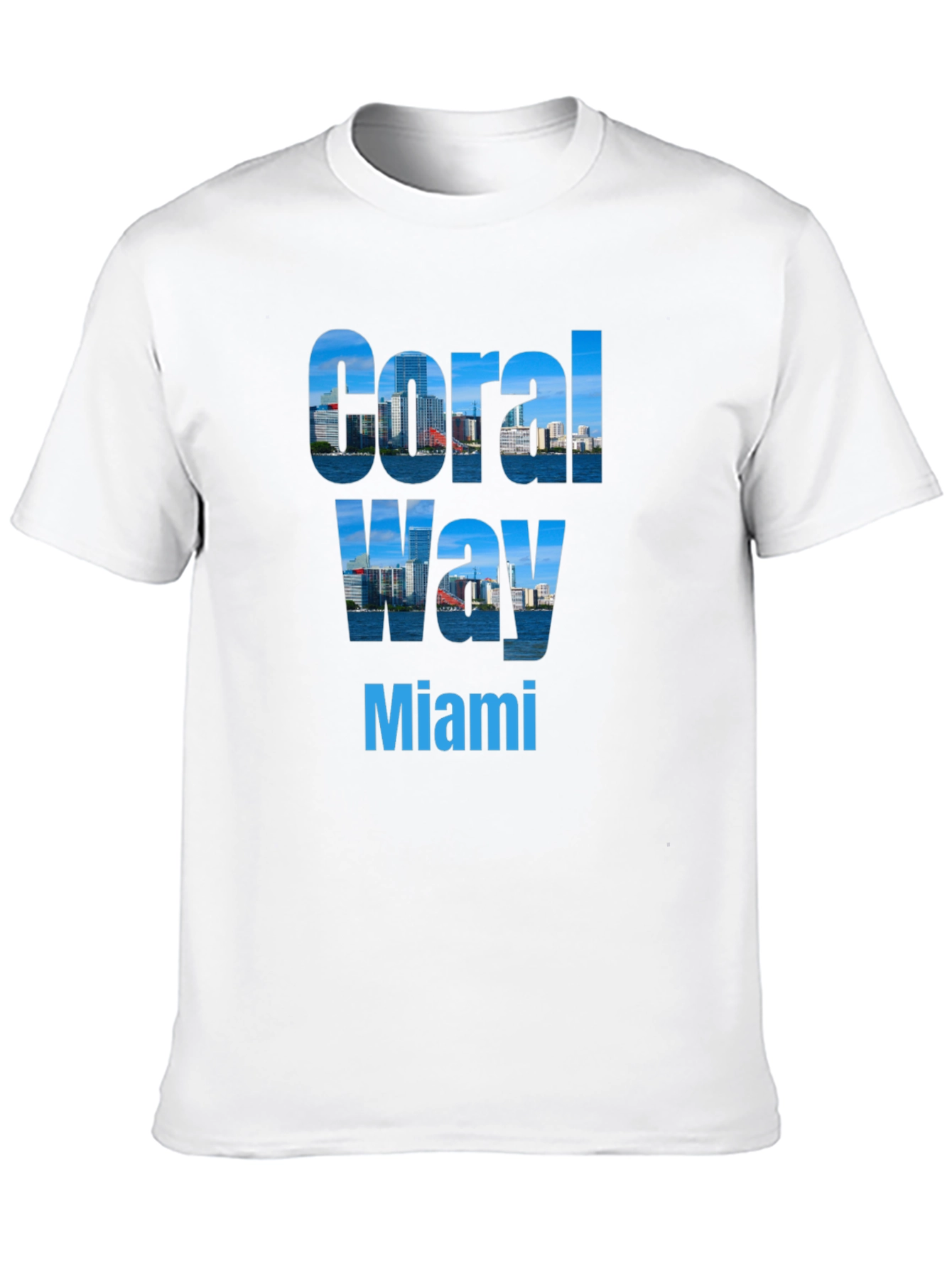 Coral Way Miami Graphic T-Shirt