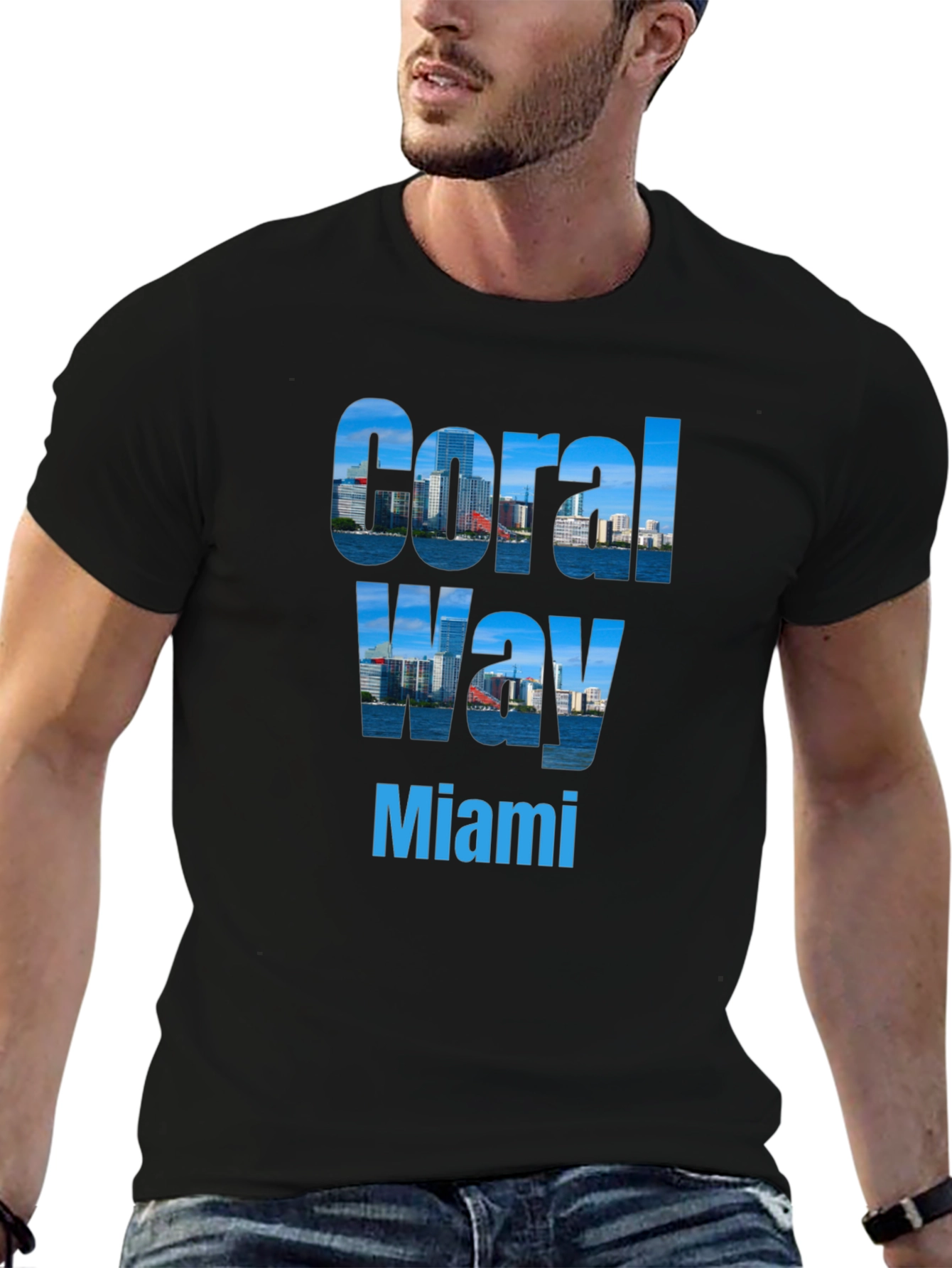 Coral Way Miami Graphic T-Shirt
