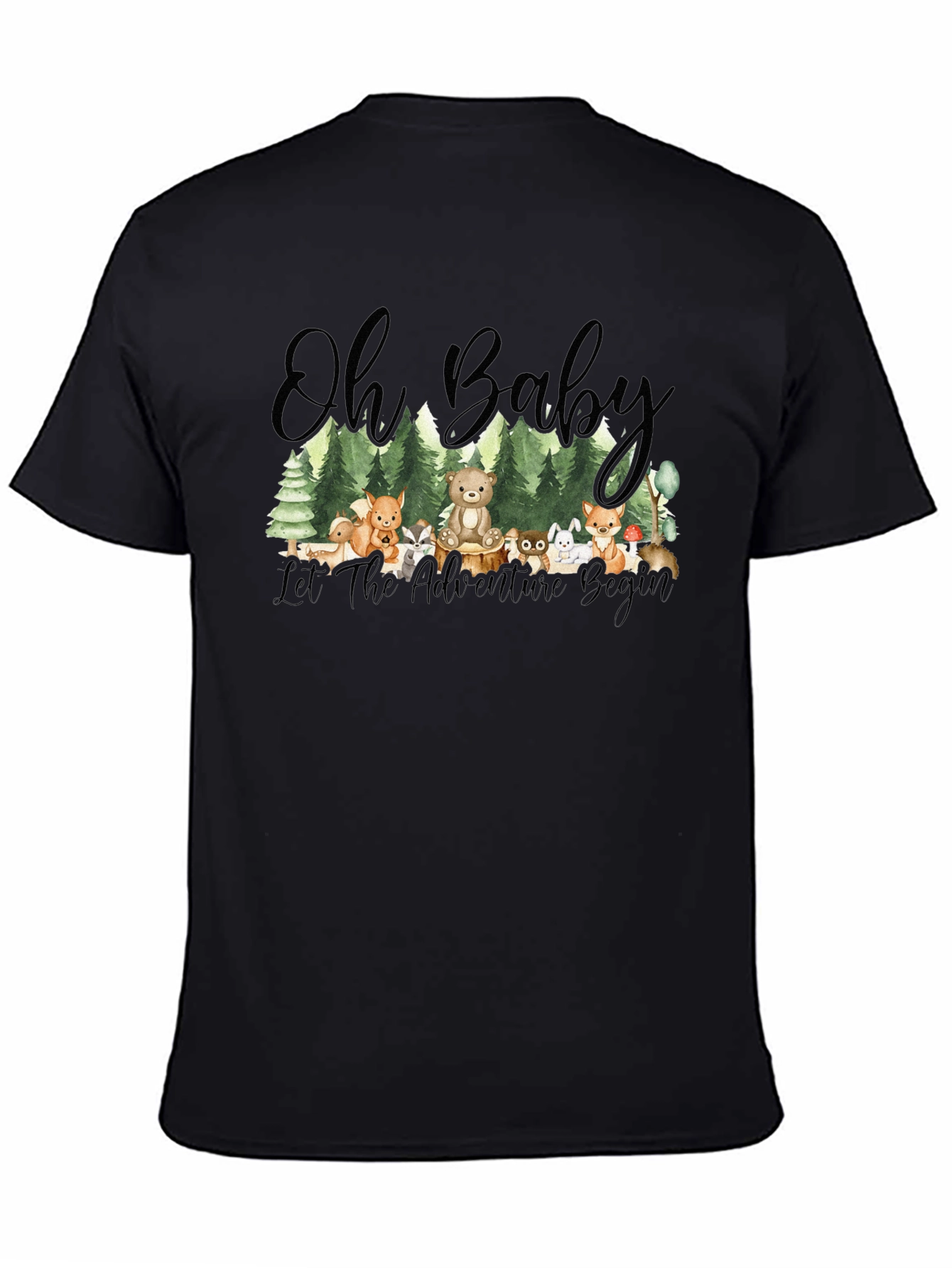 Oh Baby! Adventure Begins Forest Animal T-Shirt