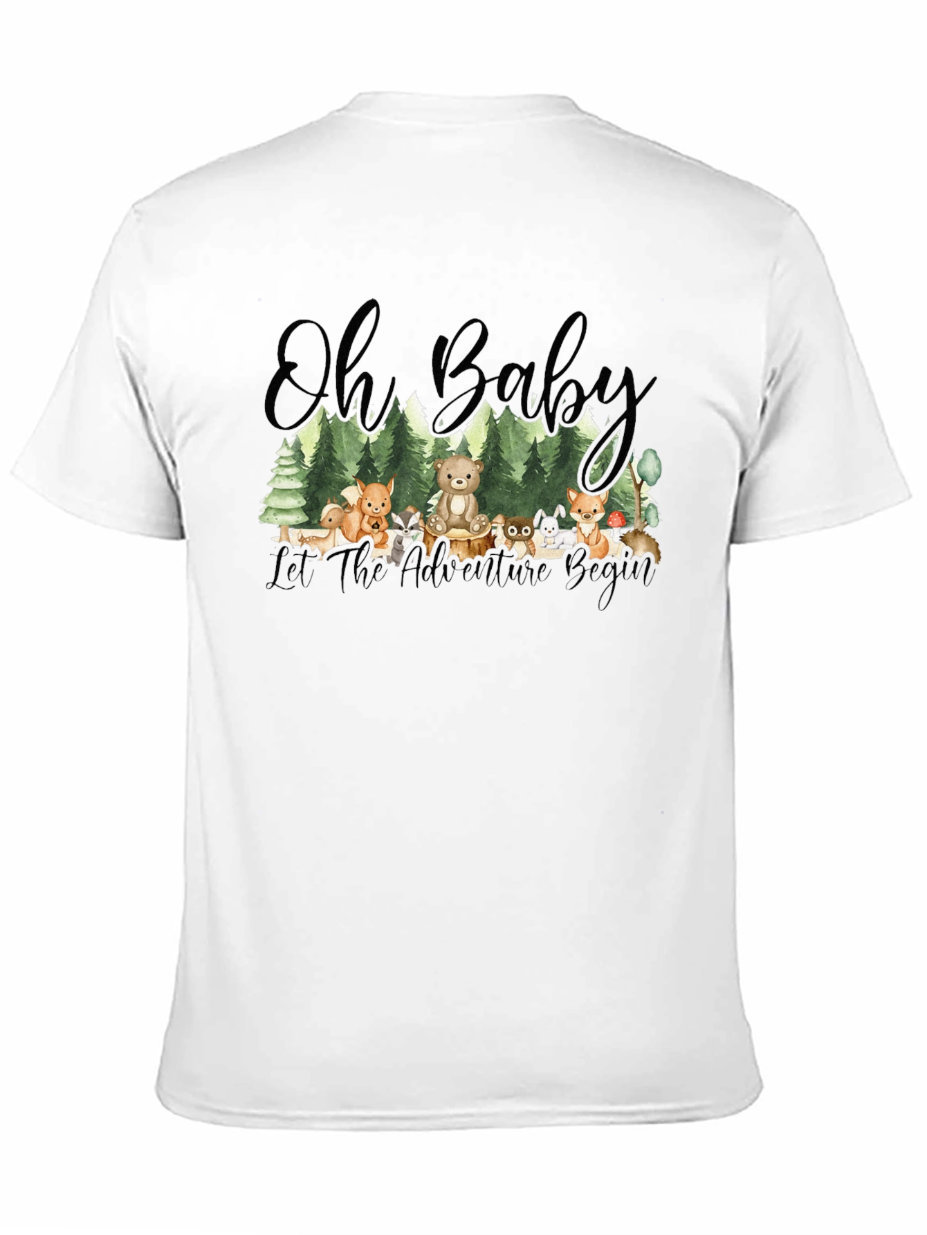 Oh Baby! Adventure Begins Forest Animal T-Shirt