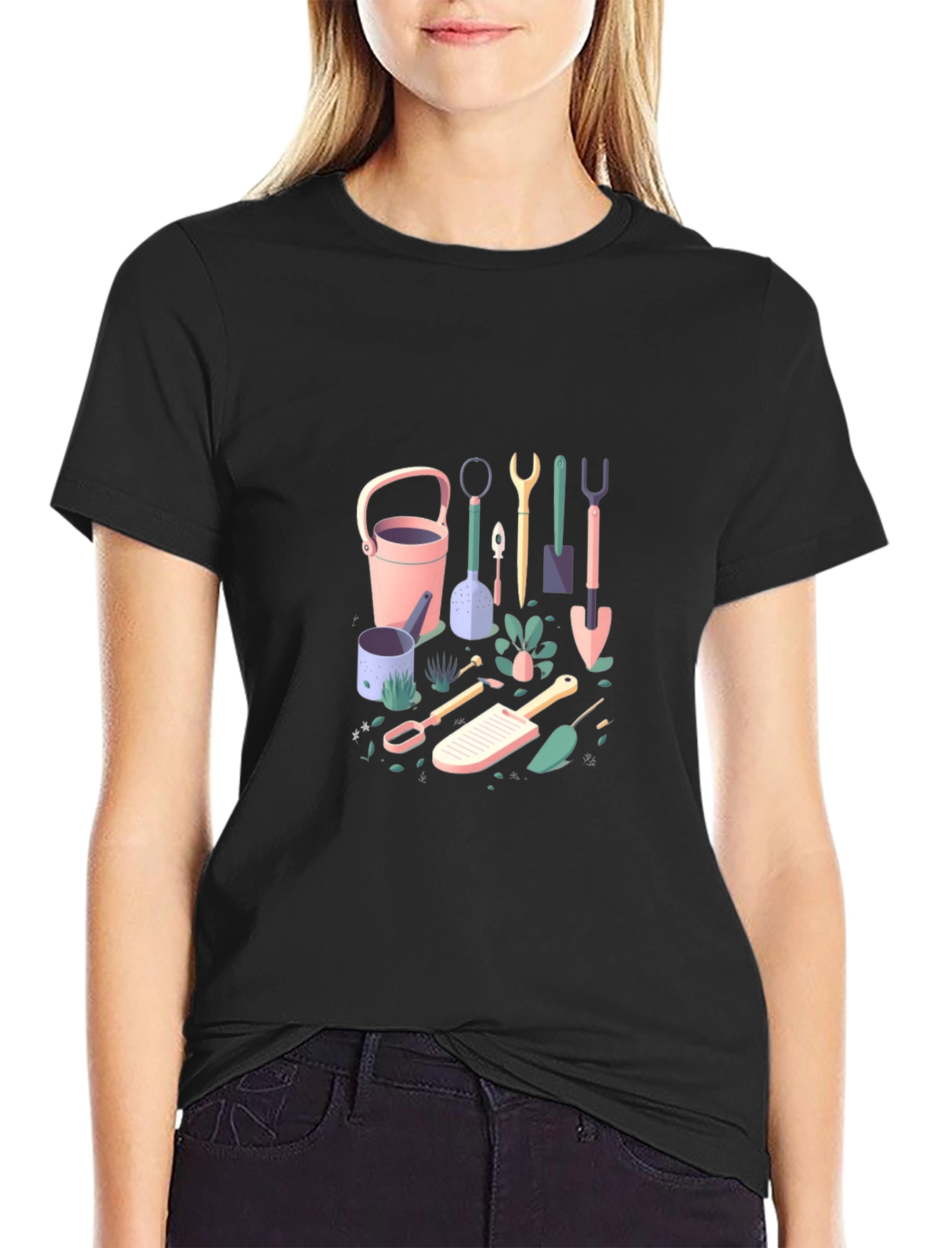 Gardening Tools Graphic Tee
