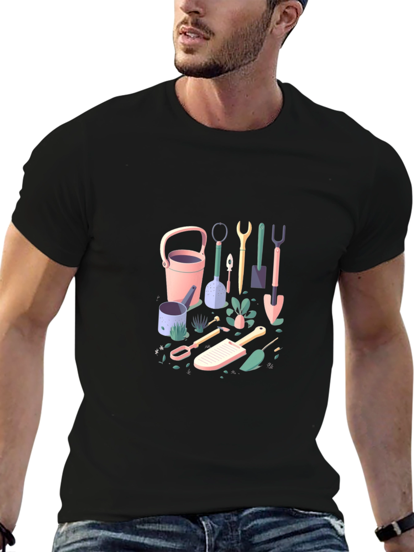 Gardening Tools Graphic Tee