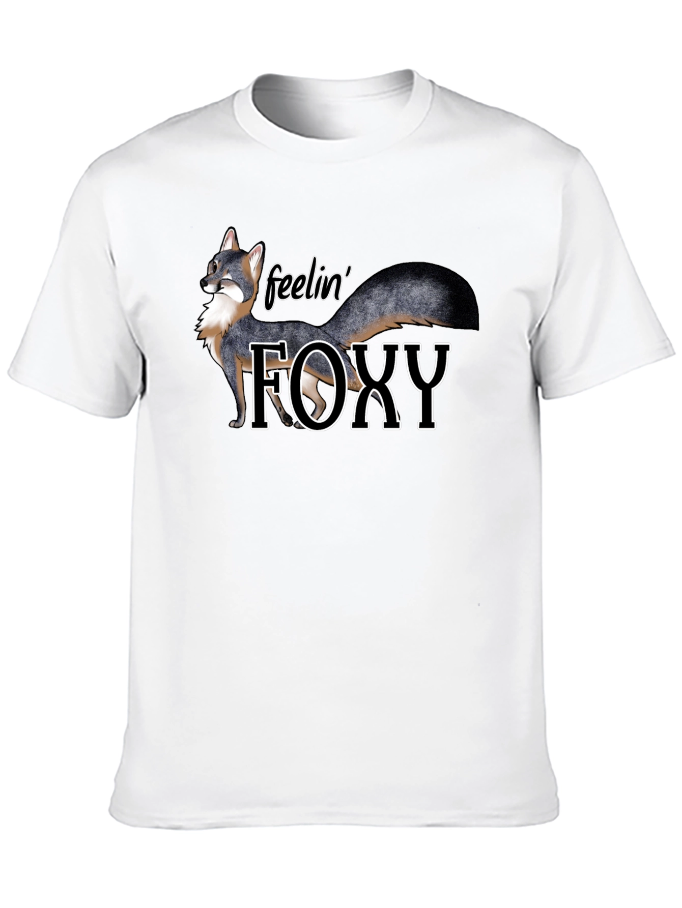 Feelin Foxy Graphic T-Shirt - Black