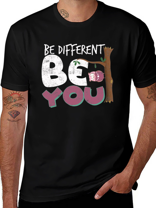Be Different Be You Owl Graphic Tee