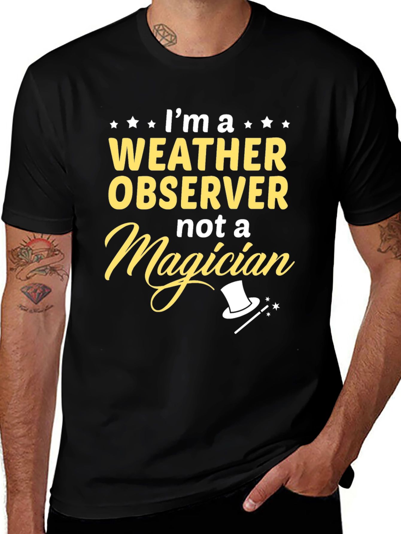 Weather Observer Not a Magician T-Shirt