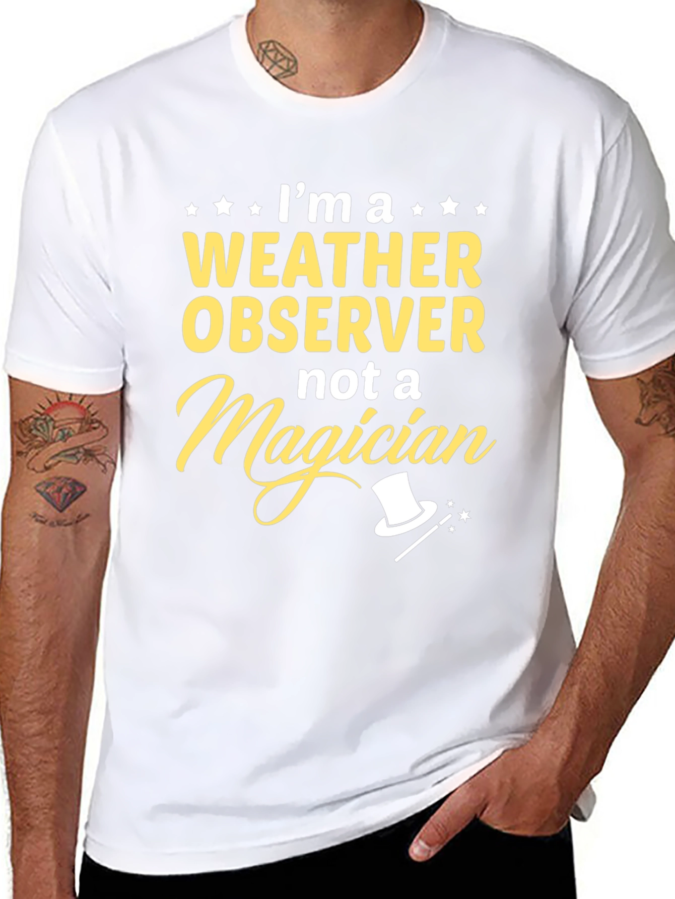 Weather Observer Not a Magician T-Shirt