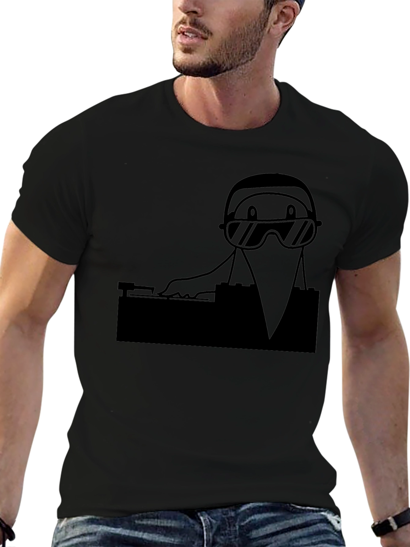 DJ Plague Doctor Graphic T-Shirt