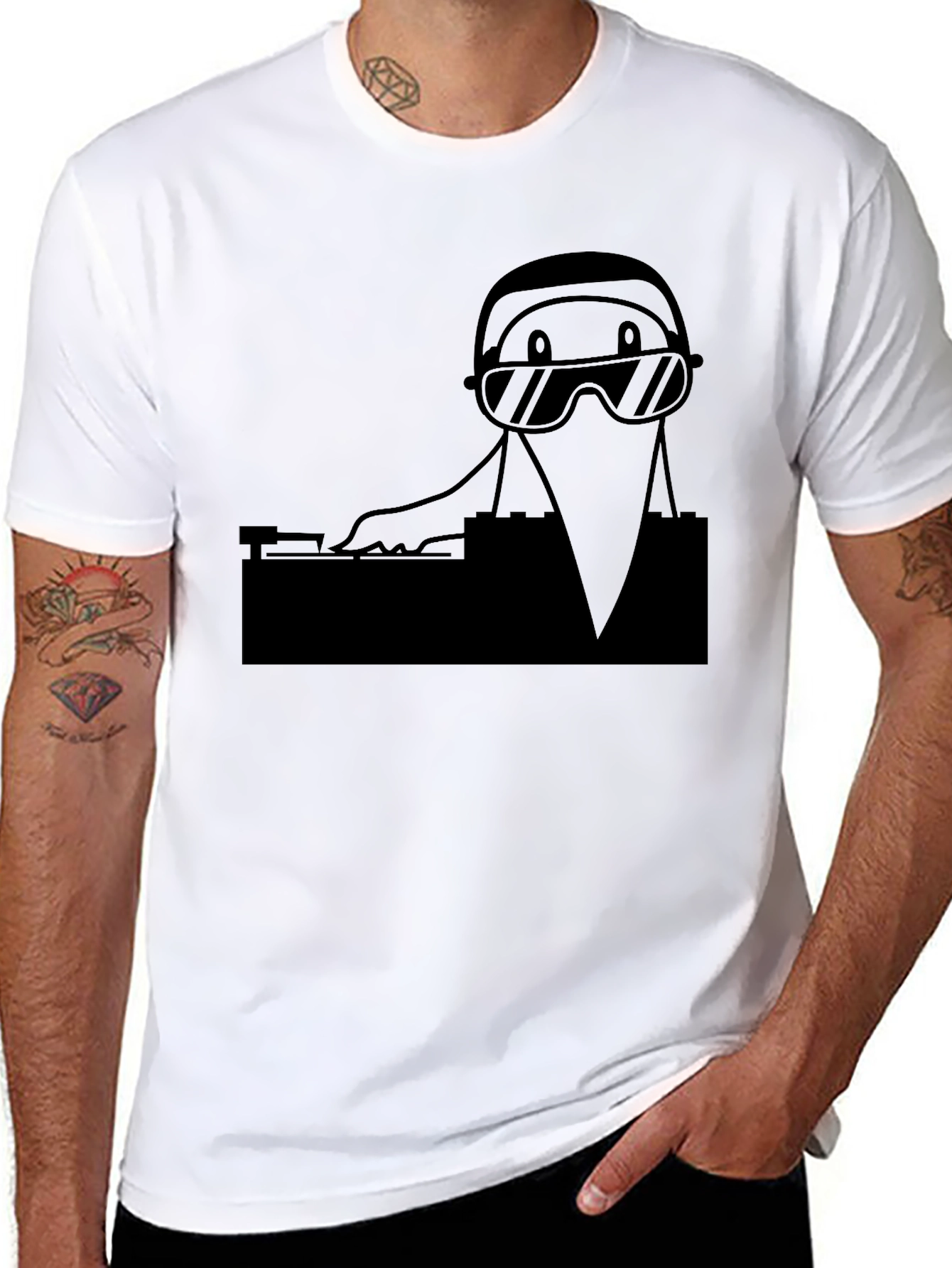 DJ Plague Doctor Graphic T-Shirt