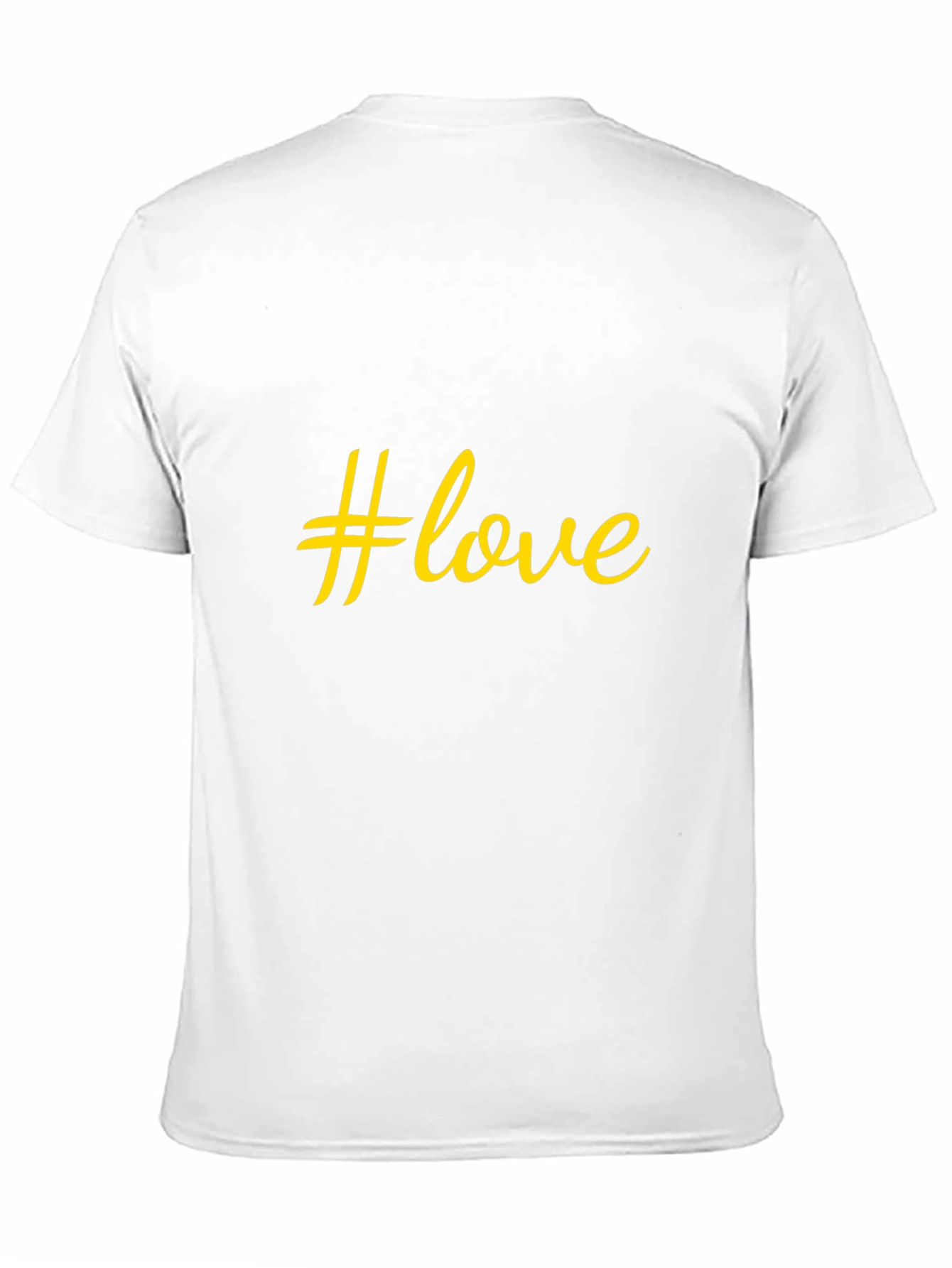 #Love Graphic Black T-Shirt - Stylish Casual Wear