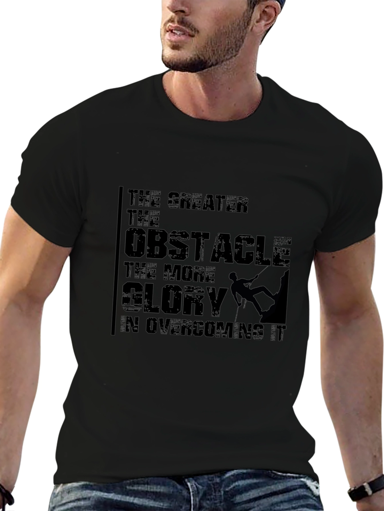 Obstacle Glory T-Shirt - Motivational Graphic Tee