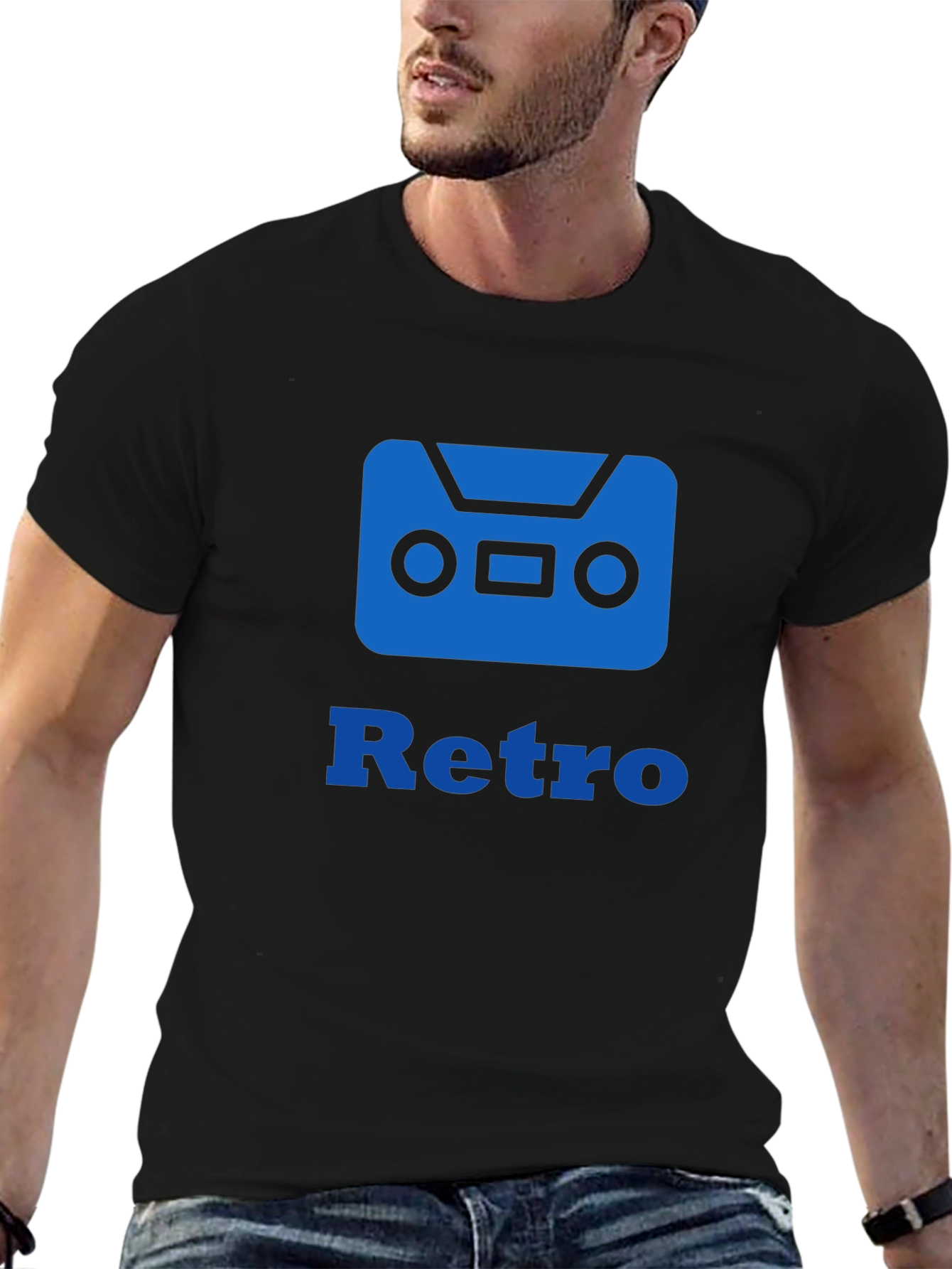 Retro Cassette Tape Graphic T-Shirt
