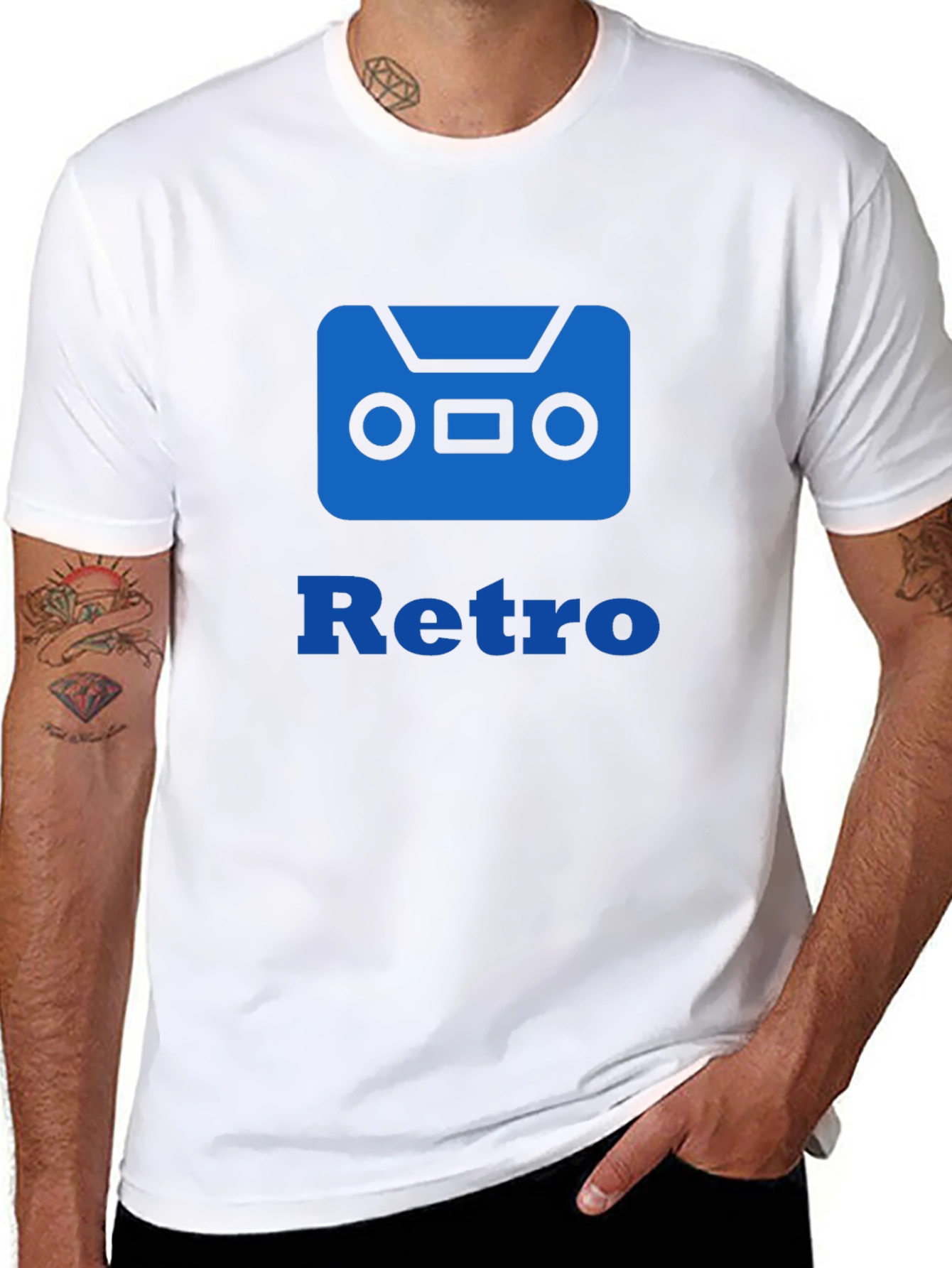 Retro Cassette Tape Graphic T-Shirt