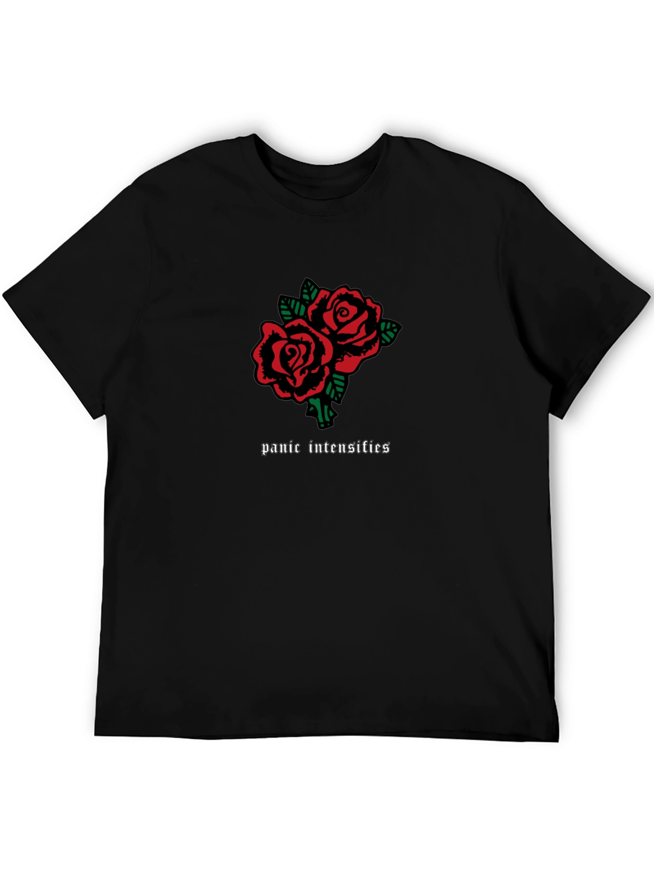 Panic Intensifies Roses Graphic Tee