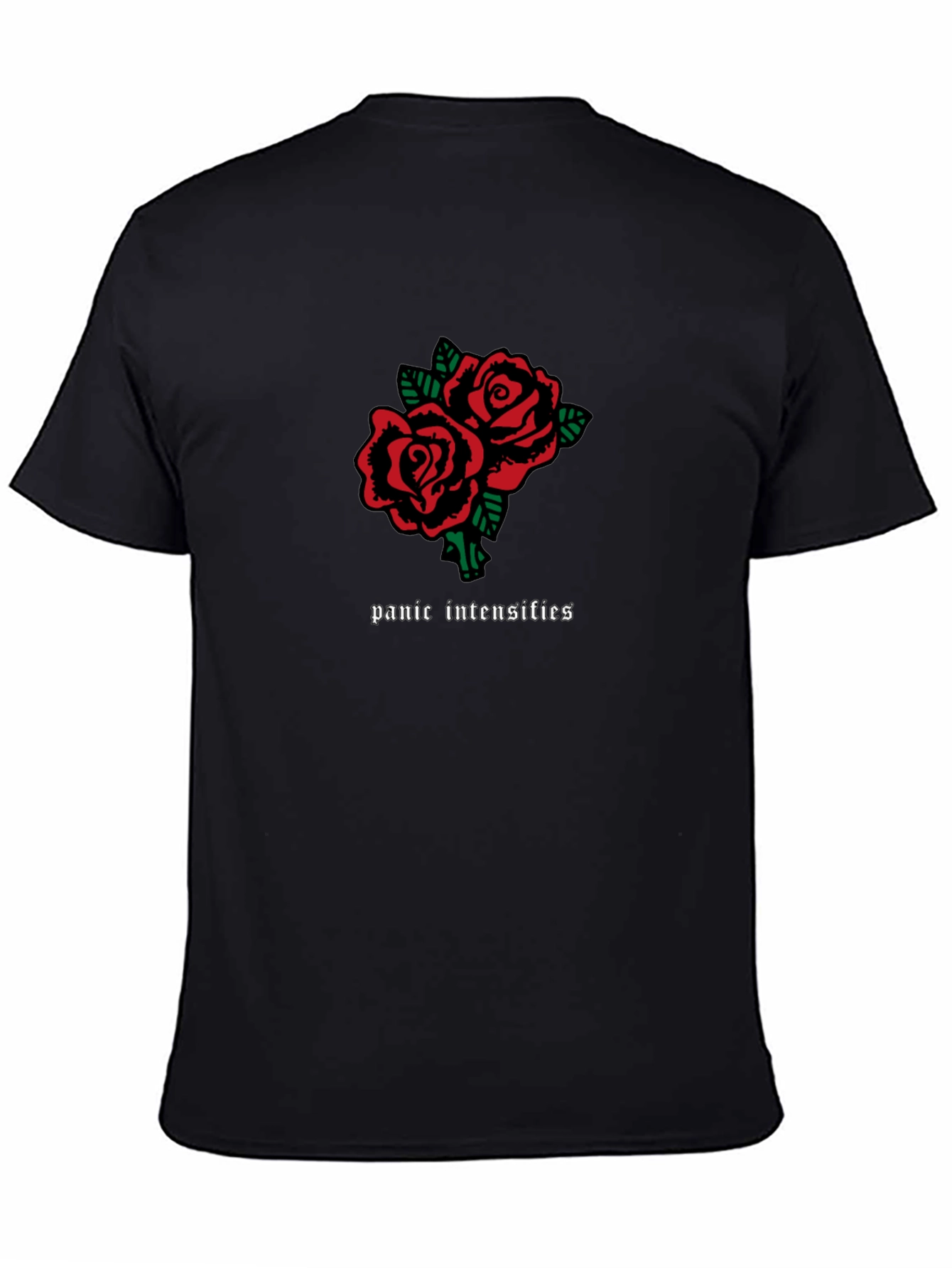 Panic Intensifies Roses Graphic Tee