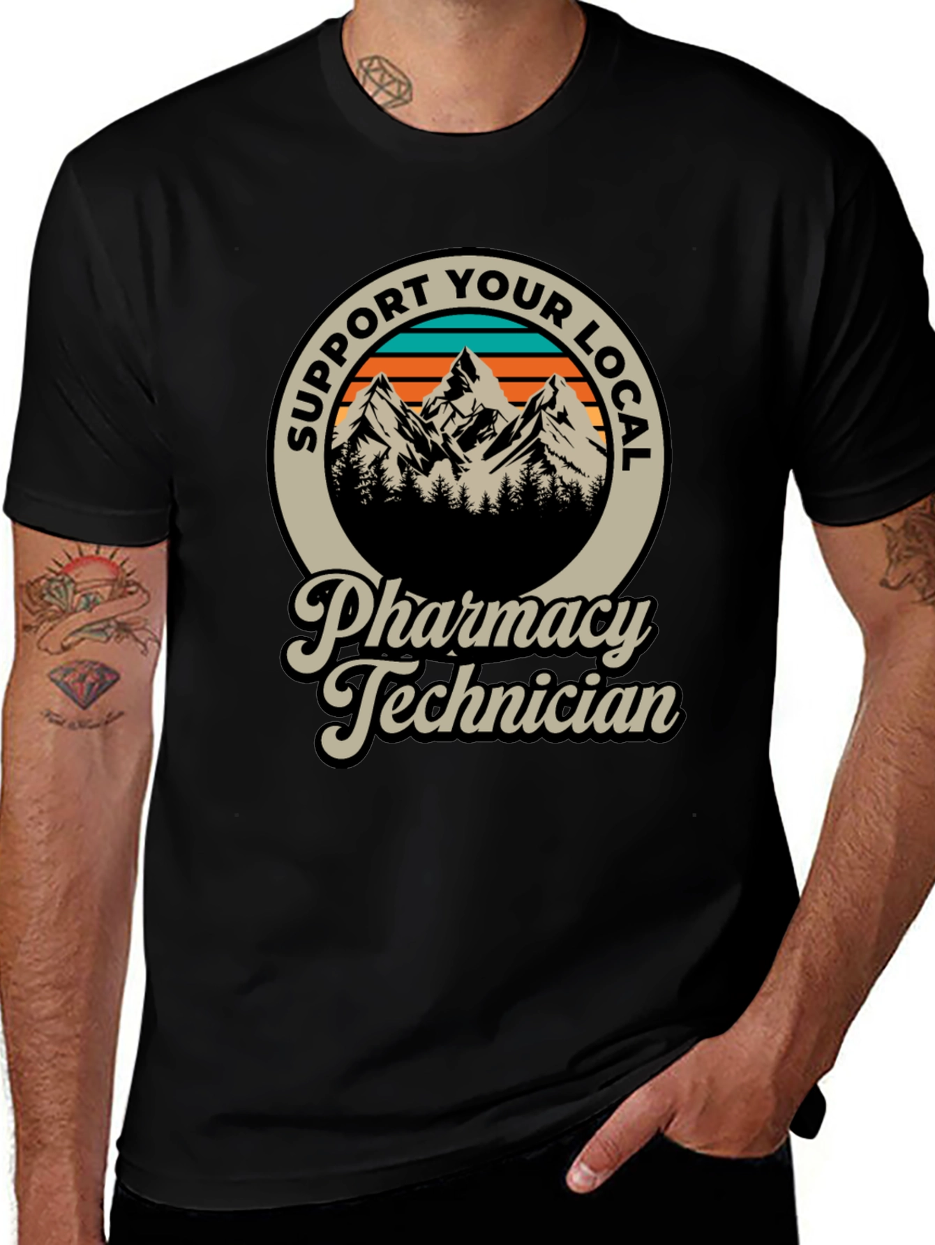 Support Your Local Pharmacy Technician T-Shirt