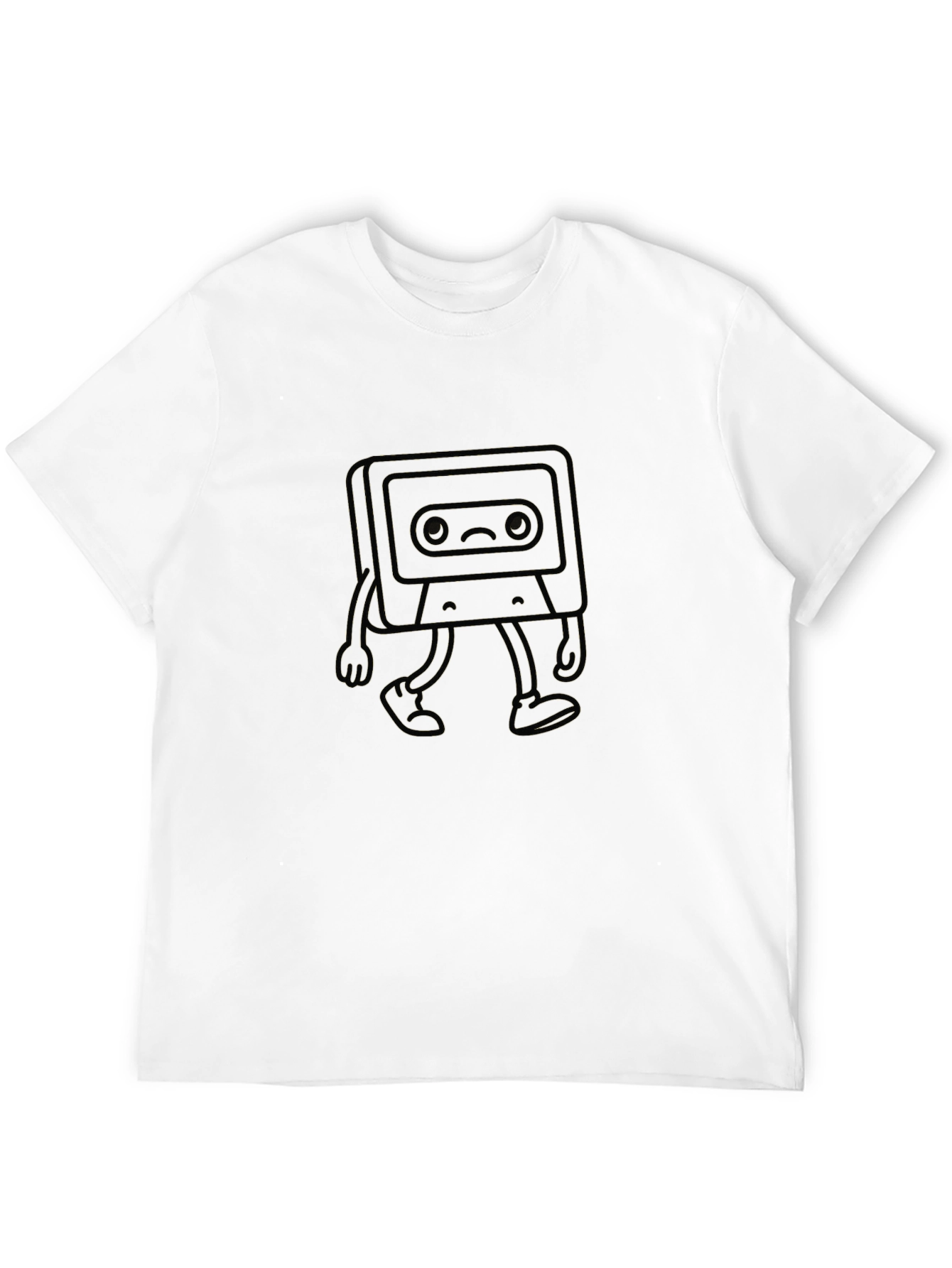 Sad Cassette Tape Walking T-Shirt