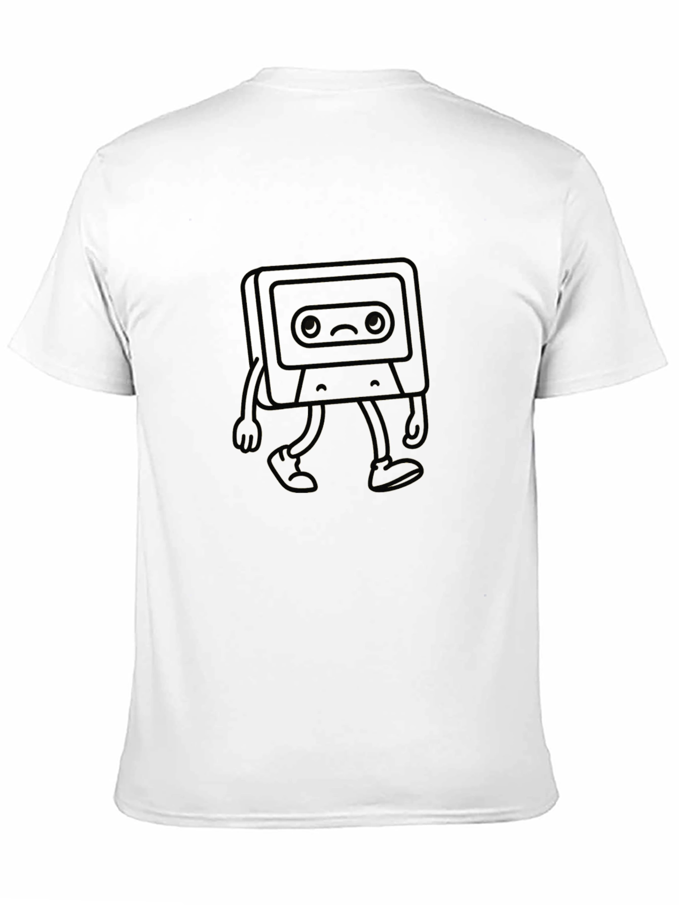 Sad Cassette Tape Walking T-Shirt