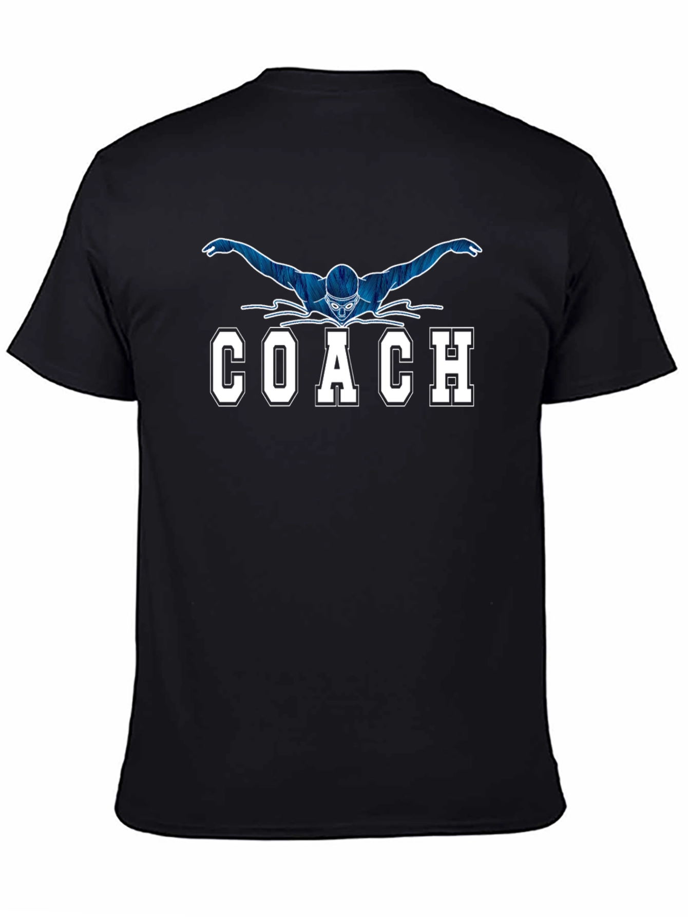 Swimmer Coach Graphic T-Shirt