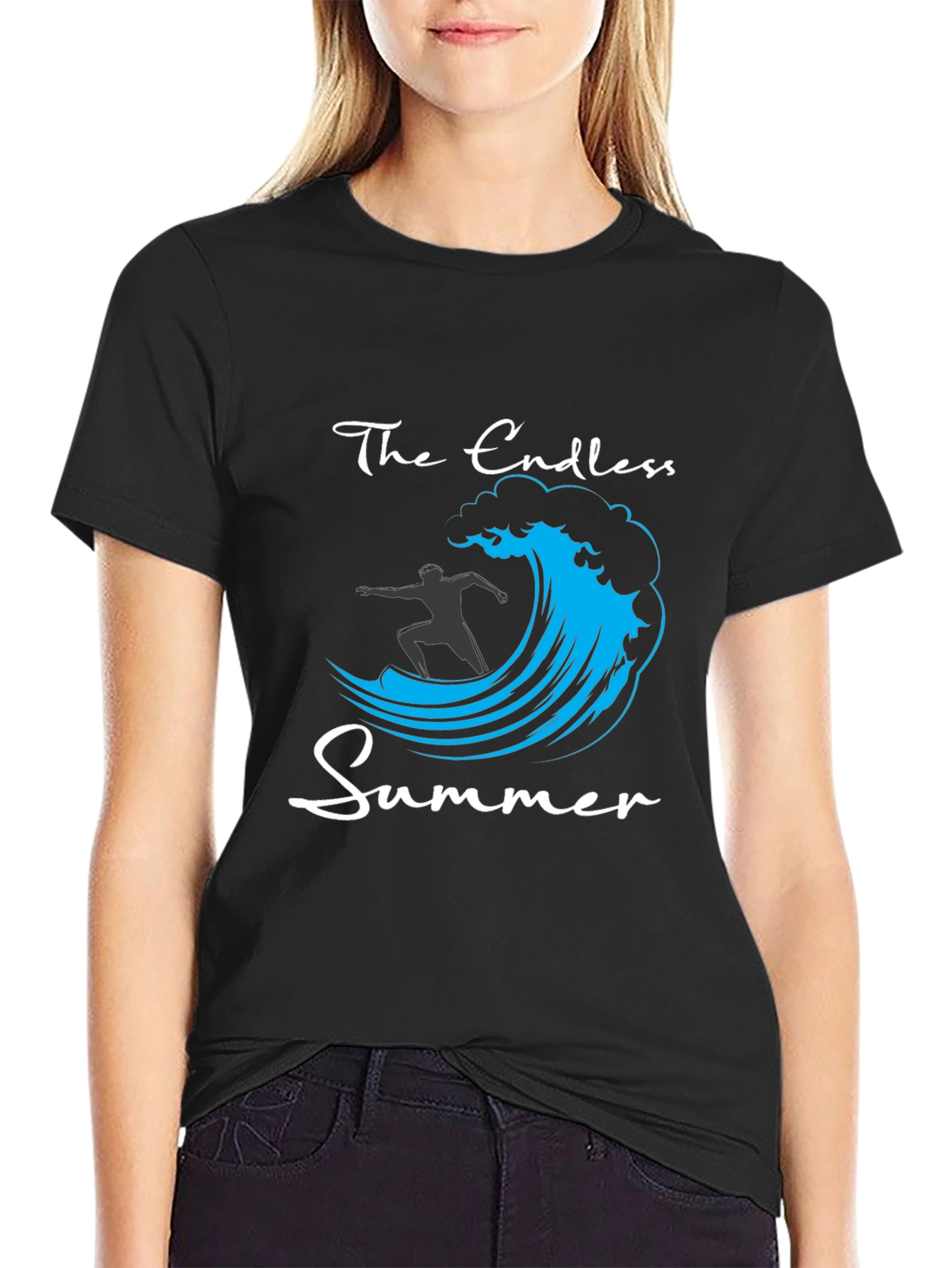 Endless Summer Graphic Tee - Surfer Wave T-Shirt