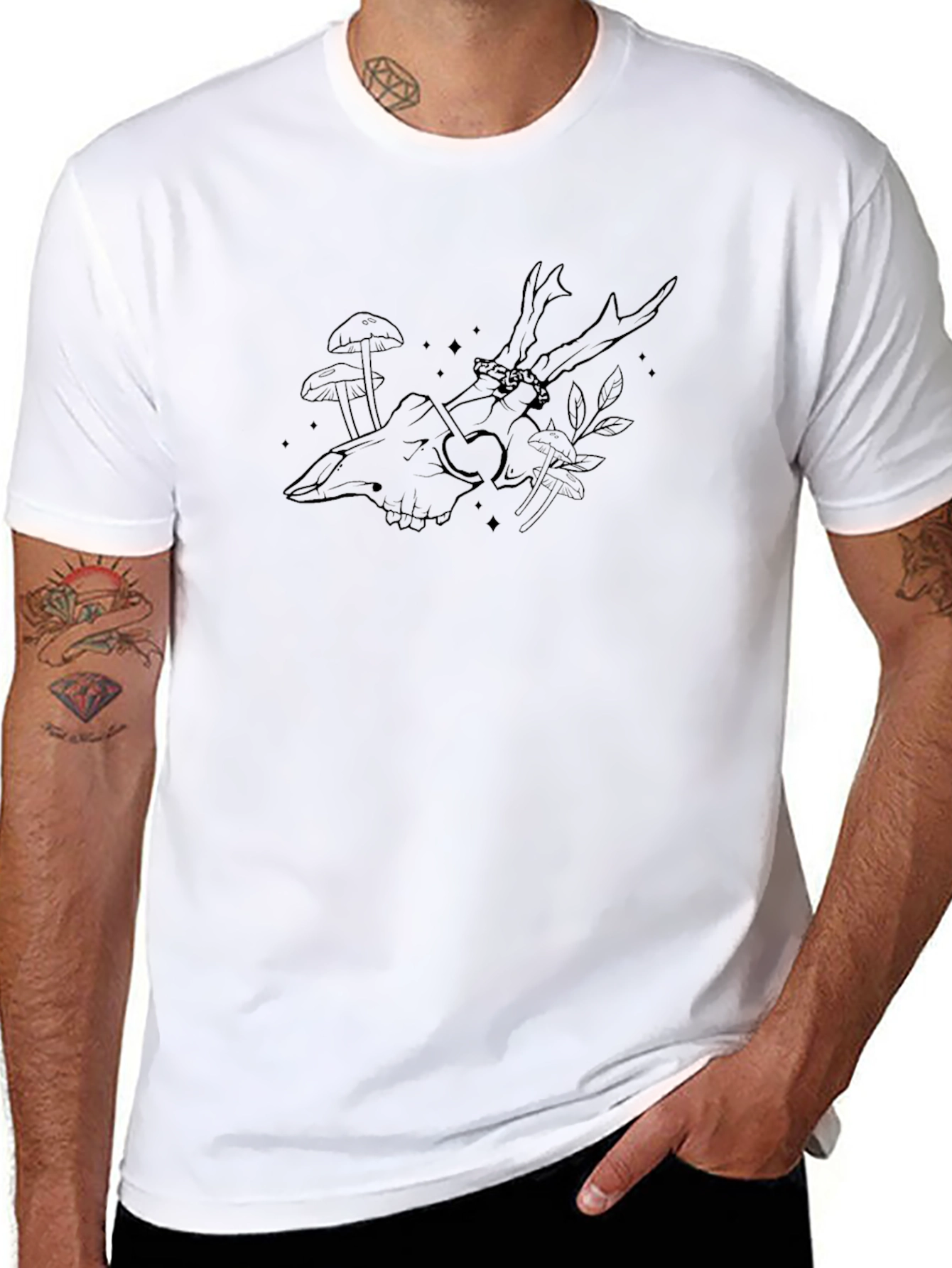 Skull & Antler Graphic Tee