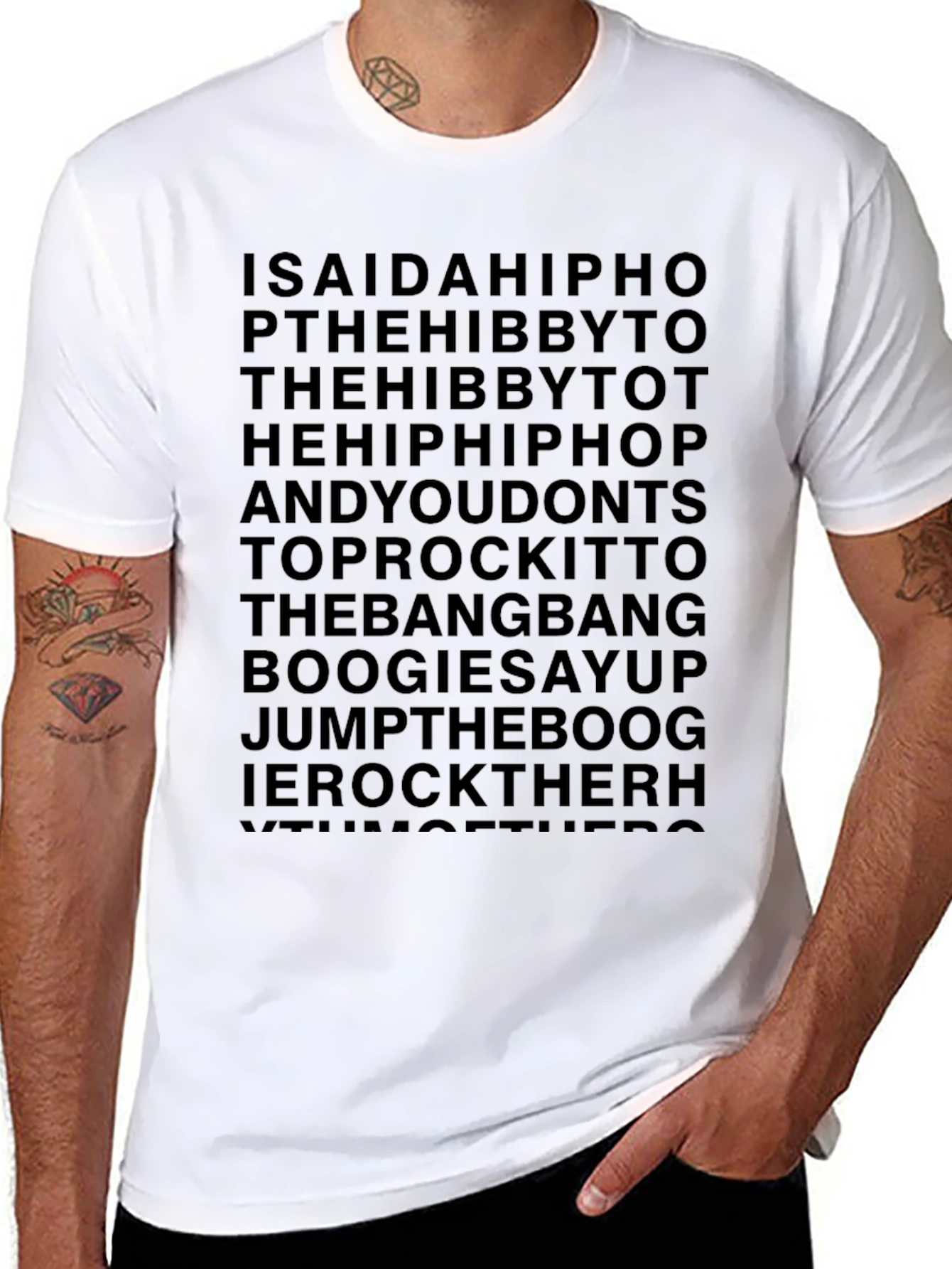 Isaiah Hip Hop T-Shirt - Rhyme Master Black Tee