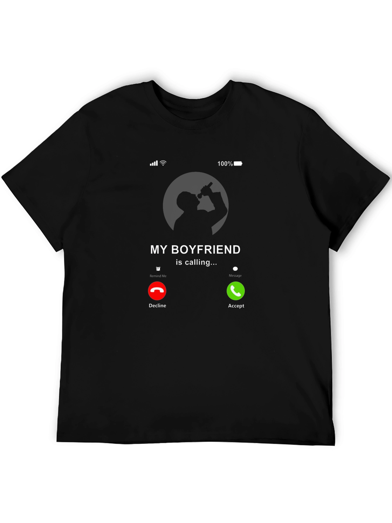 My Boyfriend is Calling Graphic Tee