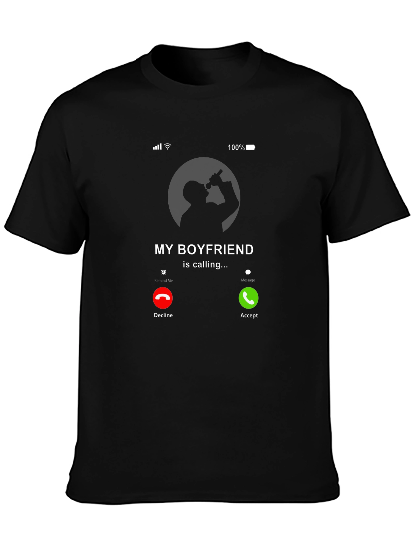 My Boyfriend is Calling Graphic Tee