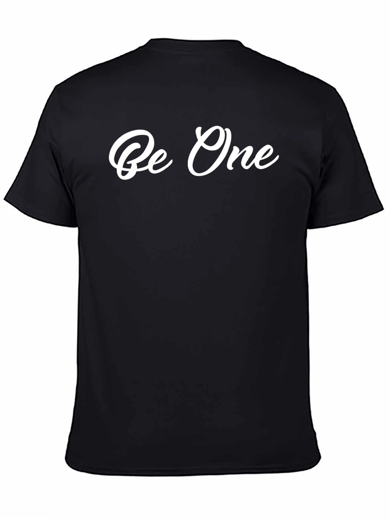 Be One Graphic Print Black T-Shirt