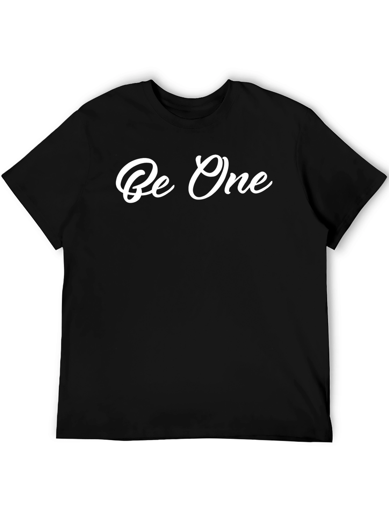 Be One Graphic Print Black T-Shirt