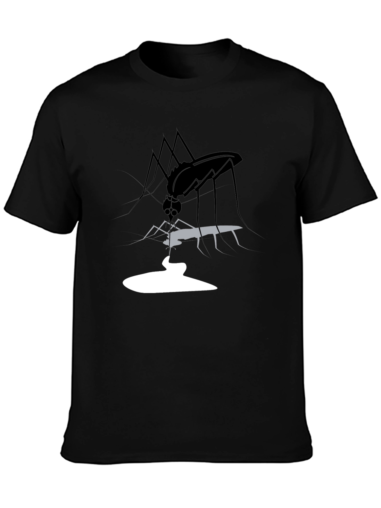 Mosquito Graphic Tee - Black Casual Shirt