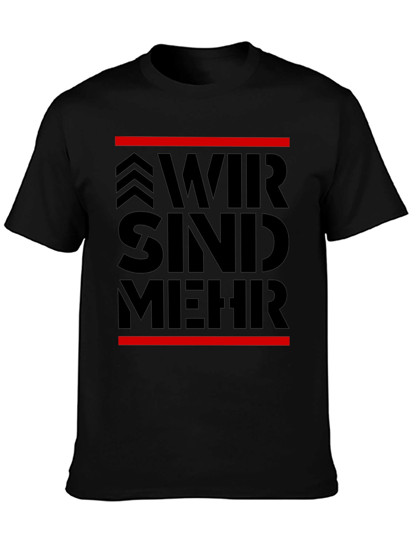 Wir Sind Mehr Graphic Tee - Bold Statement T-Shirt
