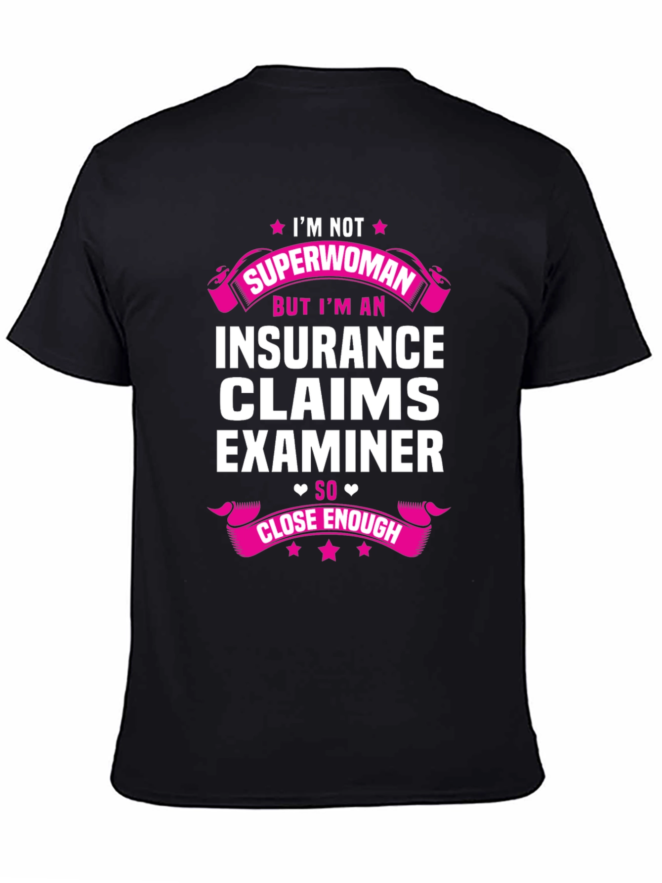 Insurance Claims Examiner Superwoman Funny T-Shirt