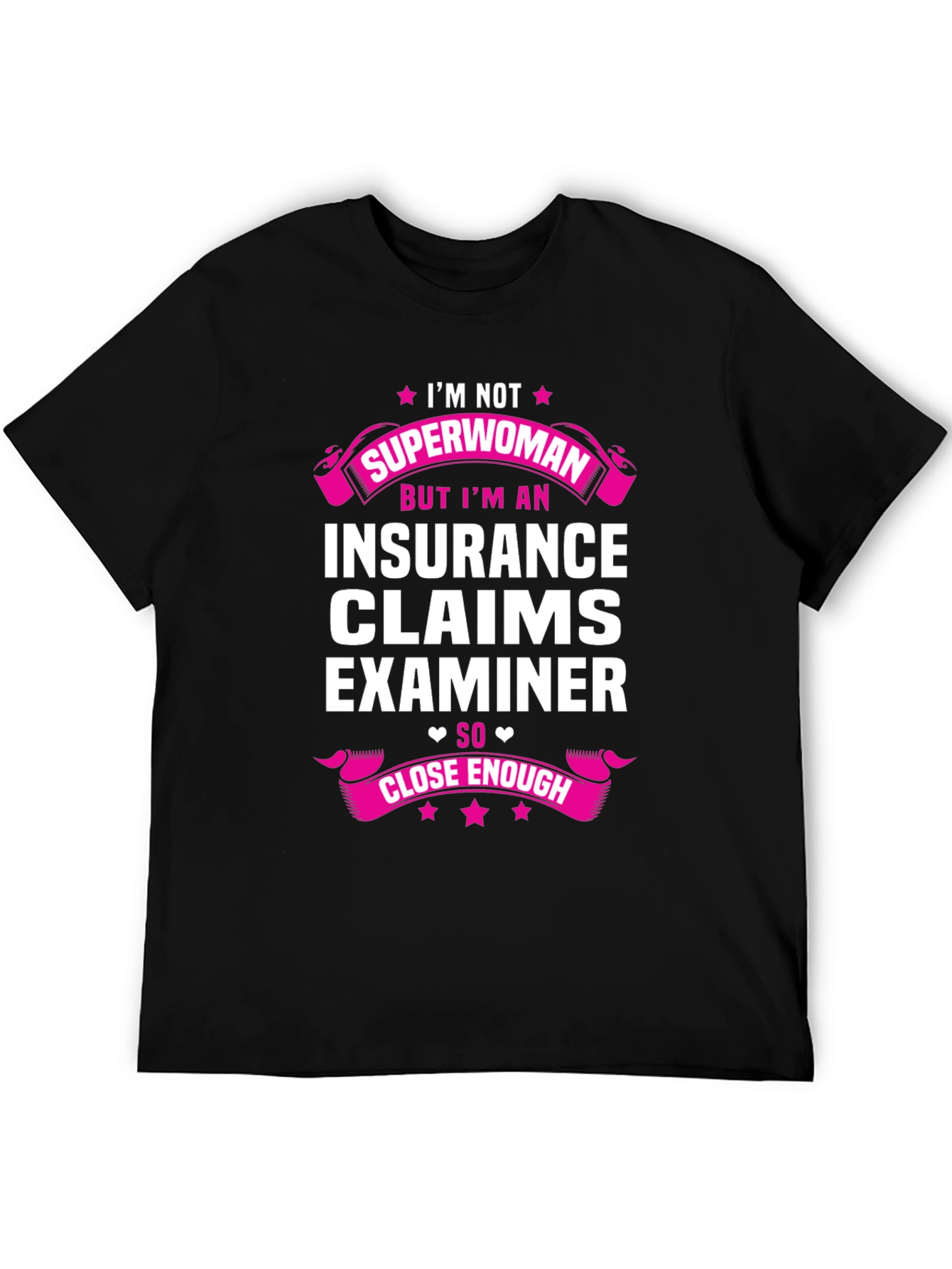 Insurance Claims Examiner Superwoman Funny T-Shirt