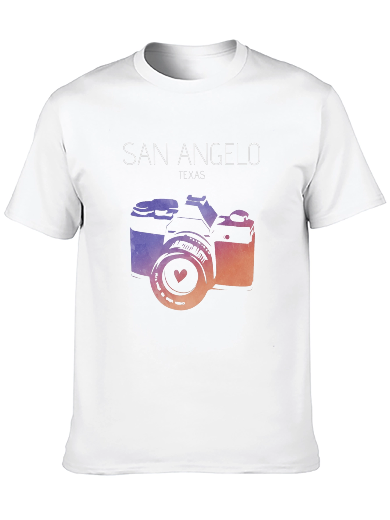 San Angelo Texas Camera Graphic T-Shirt