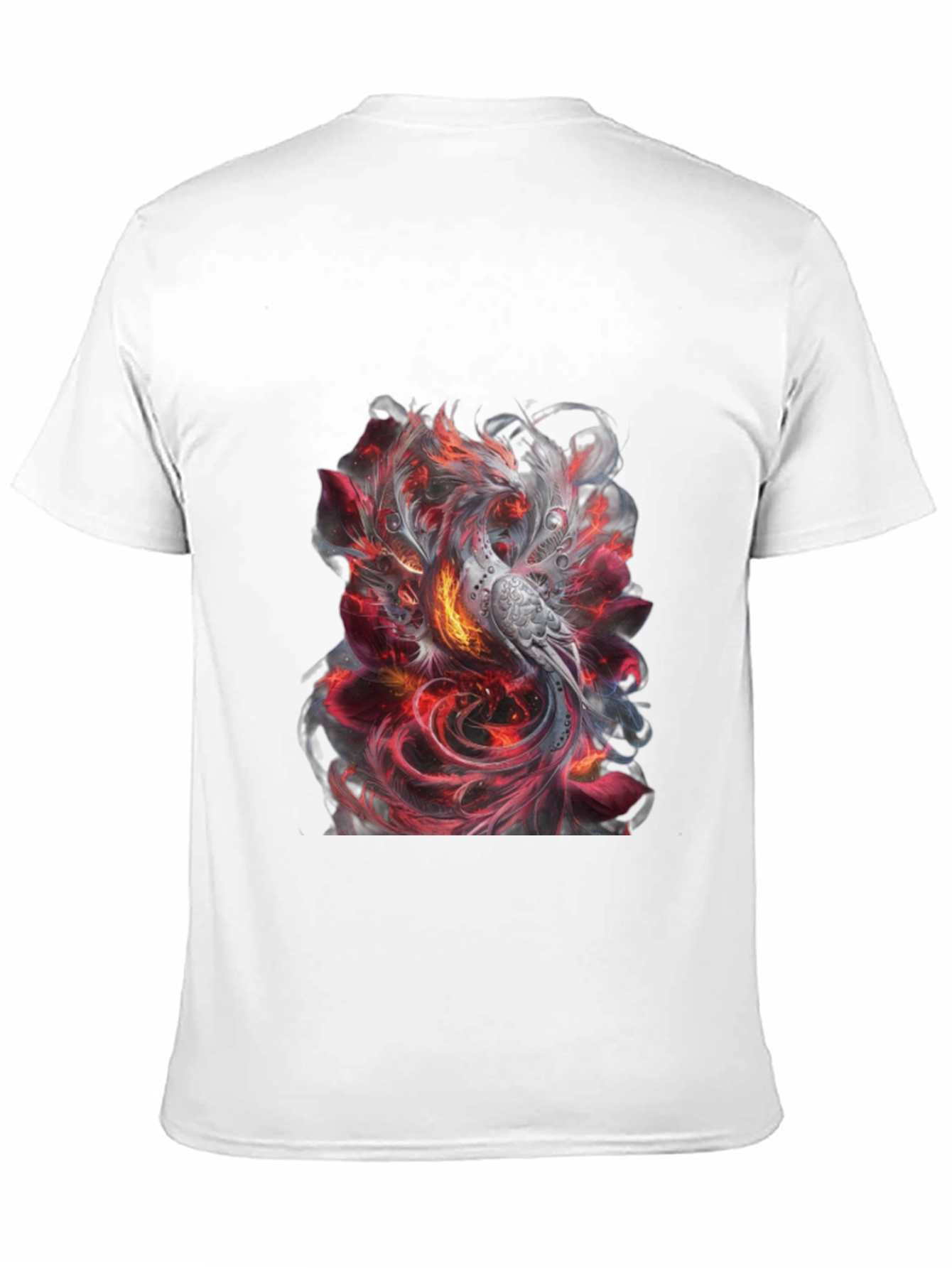 Phoenix Graphic T-Shirt - Stylish Firebird Design