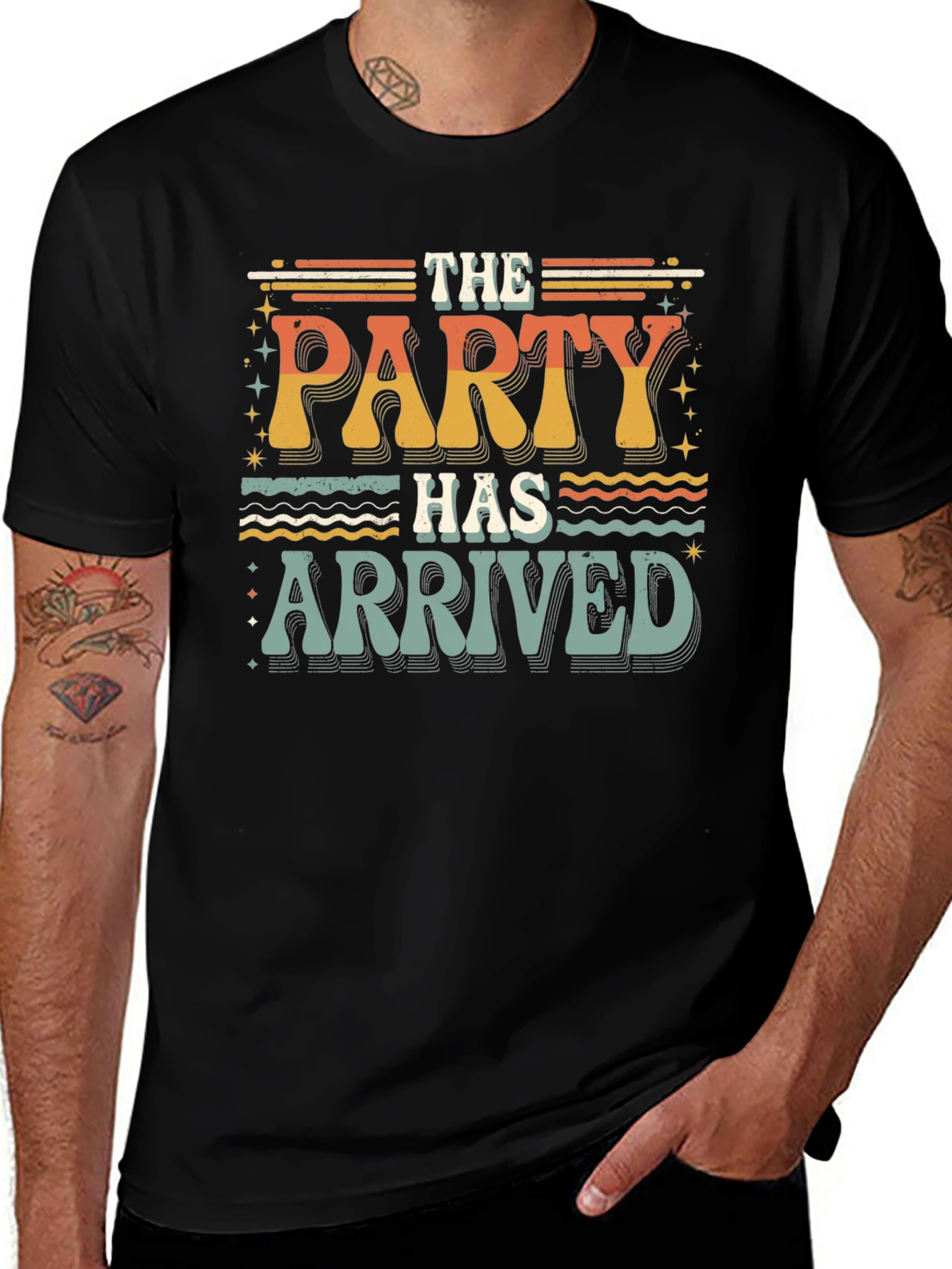 The Party Has Arrived Graphic Tee