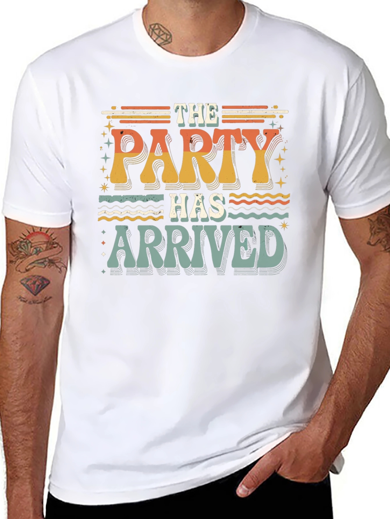 The Party Has Arrived Graphic Tee