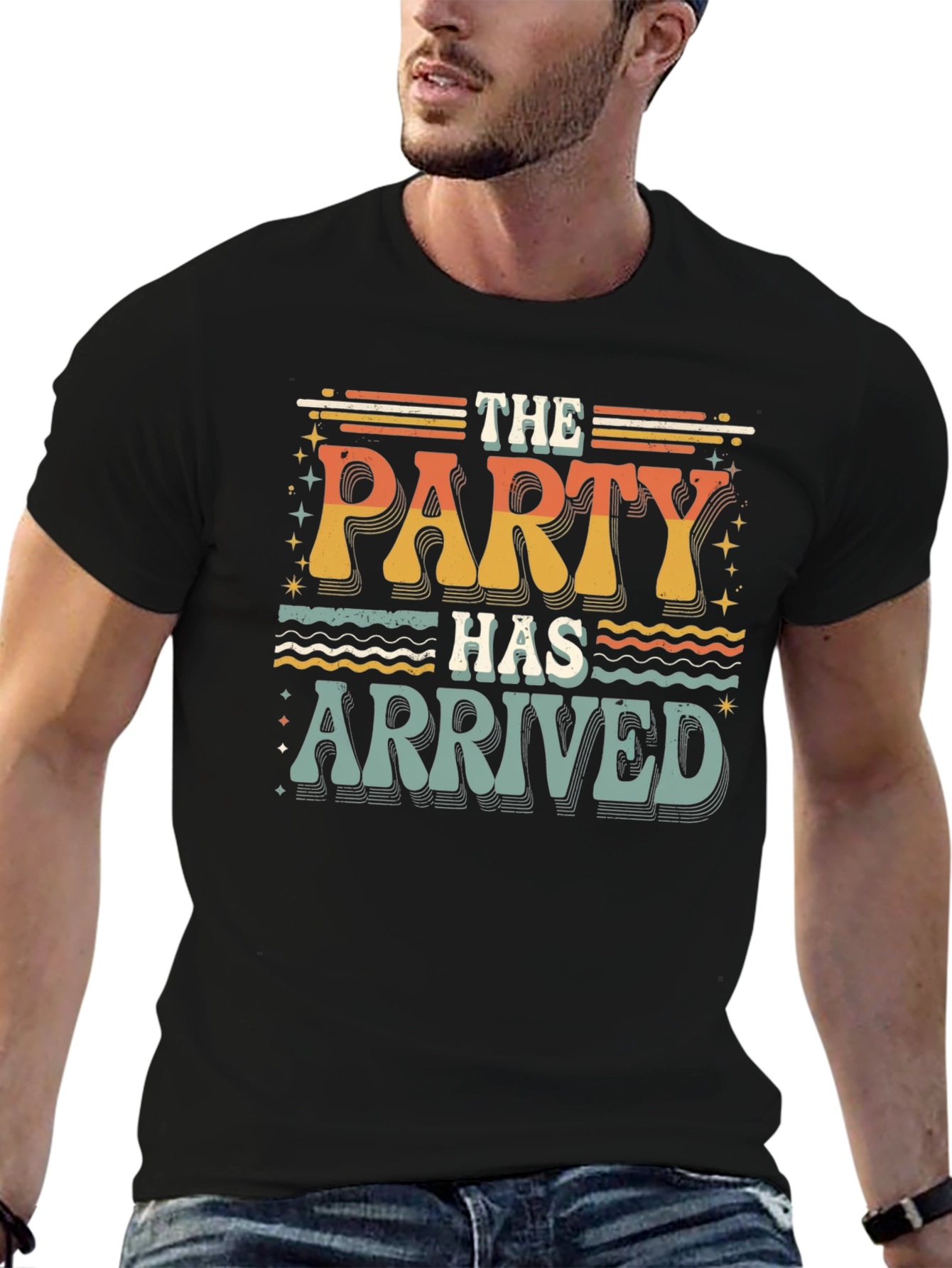 The Party Has Arrived Graphic Tee