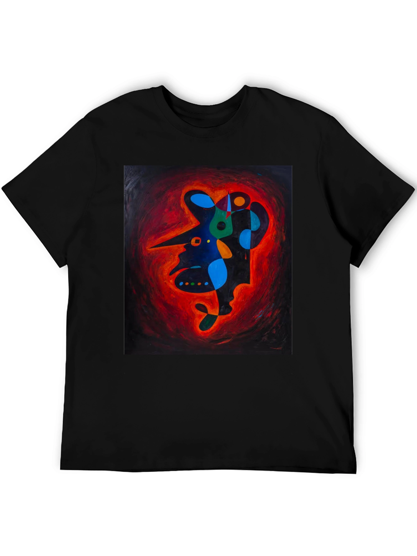 Abstract Art Print Tee - Unique Graphic T-Shirt