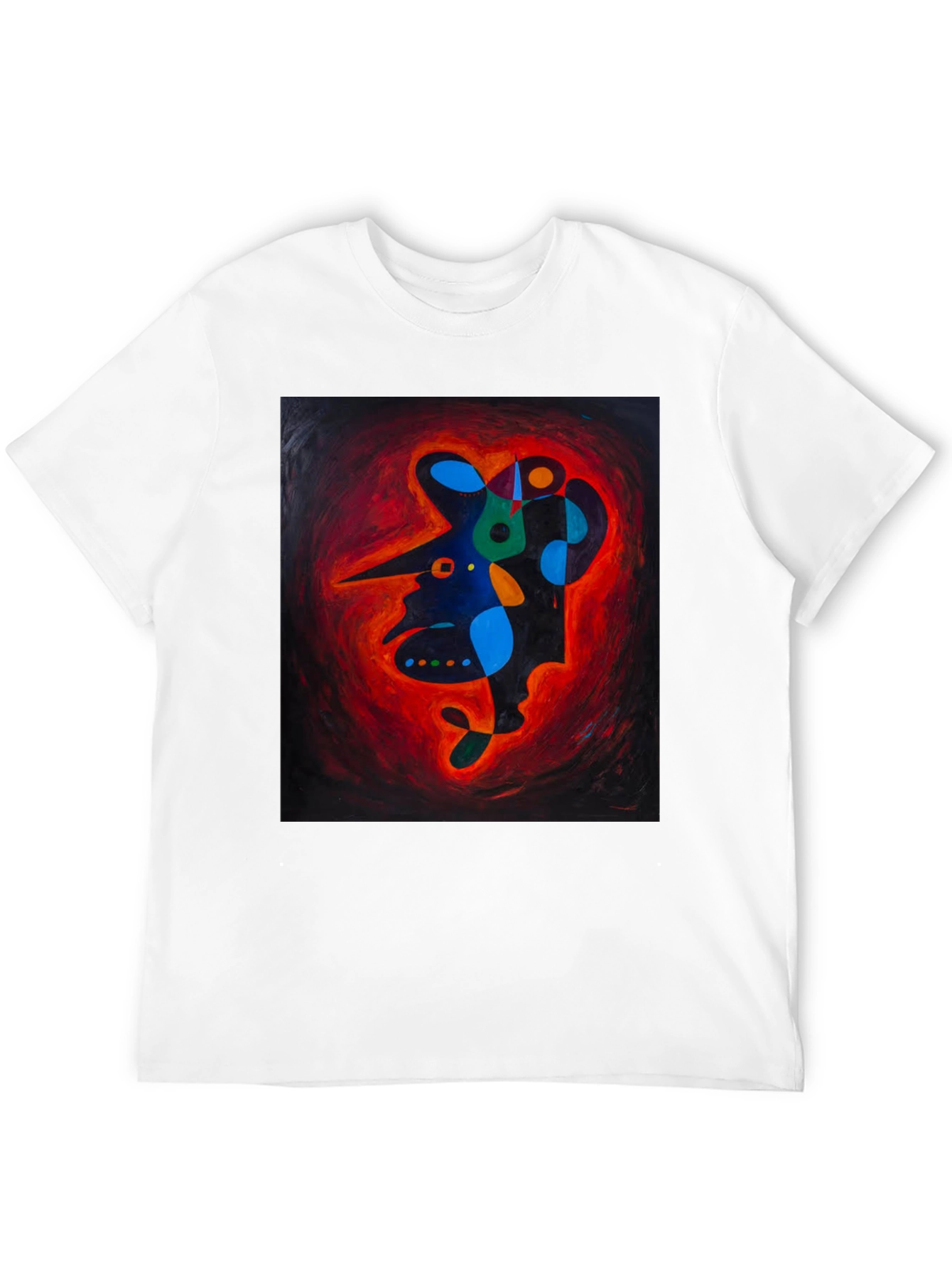 Abstract Art Print Tee - Unique Graphic T-Shirt