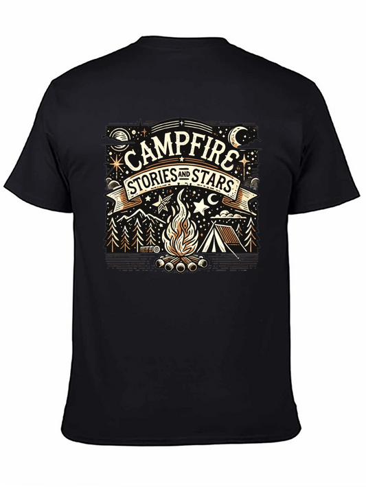 Campfire Stories and Stars Graphic Tee