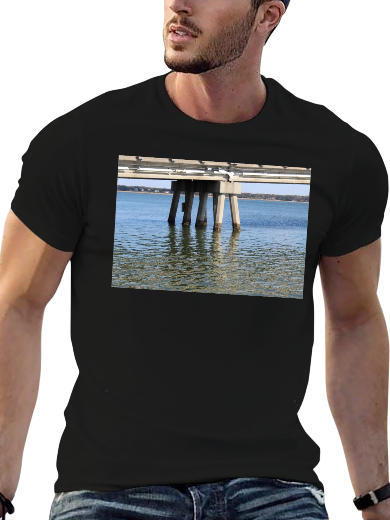 Pier View T-Shirt - Black Casual Wear
