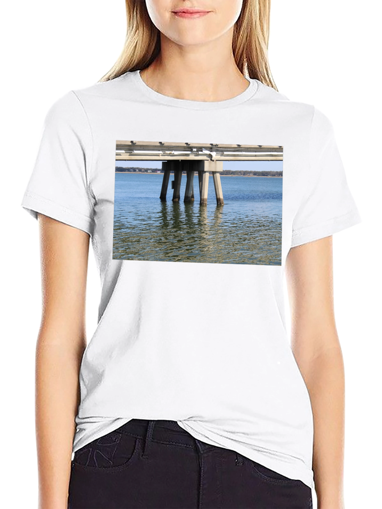 Pier View T-Shirt - Black Casual Wear