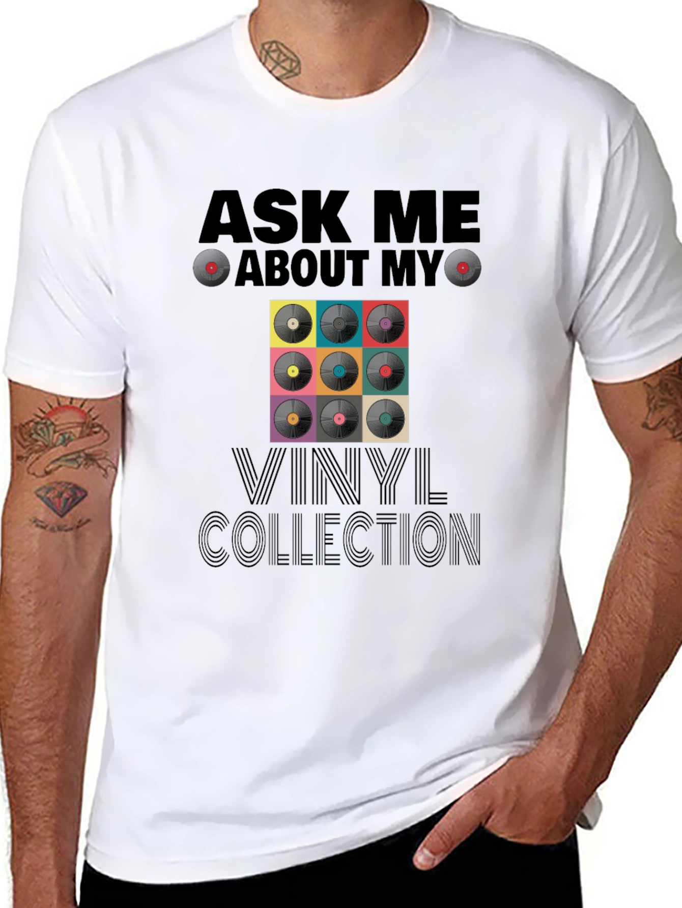 Ask Me About My Vinyl Collection T-Shirt