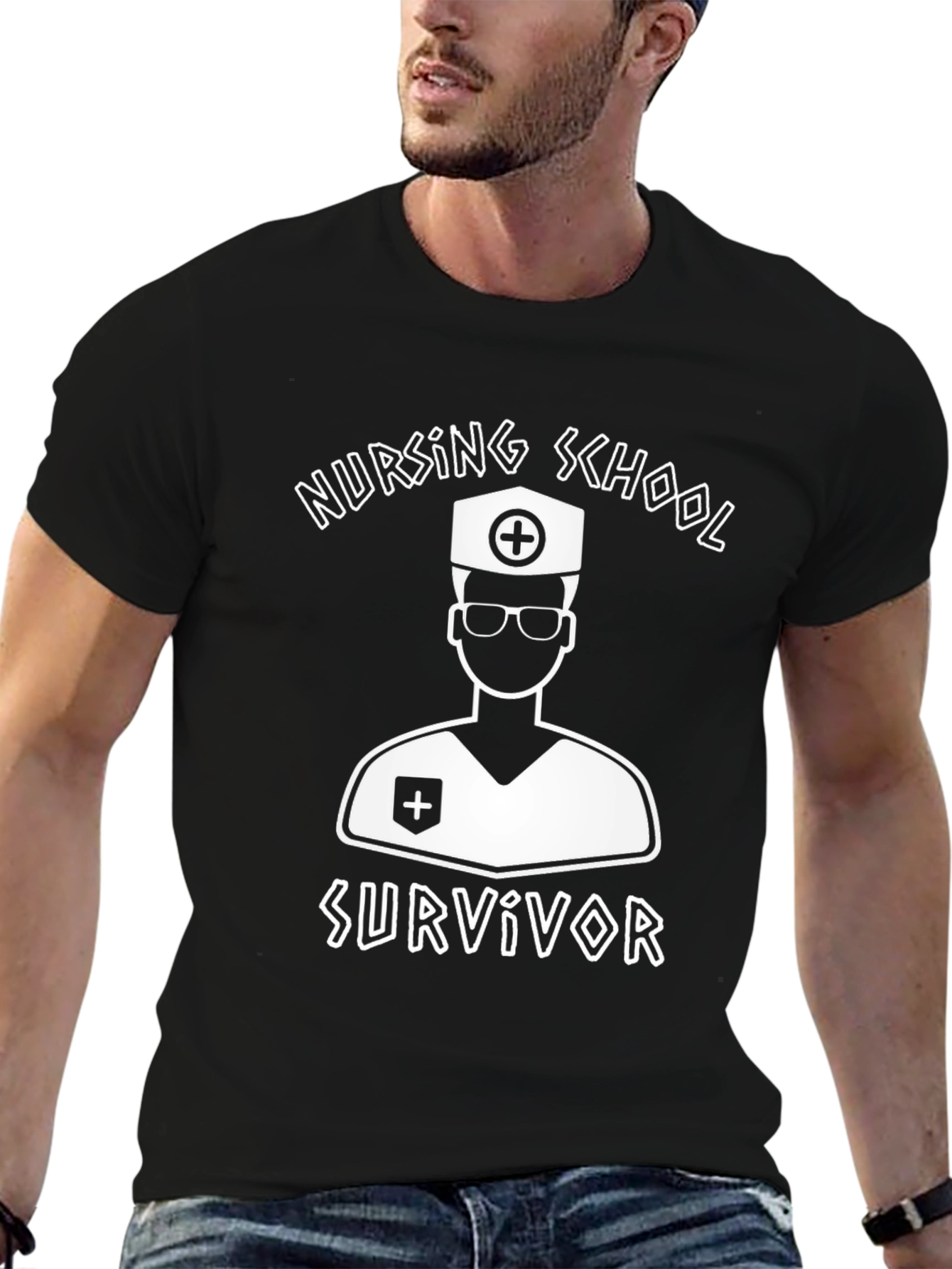 Nursing School Survivor T-Shirt - Graduation Gift