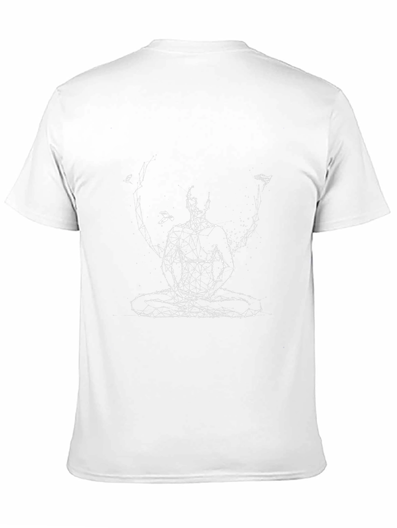 Meditative Connection Black Graphic Tee