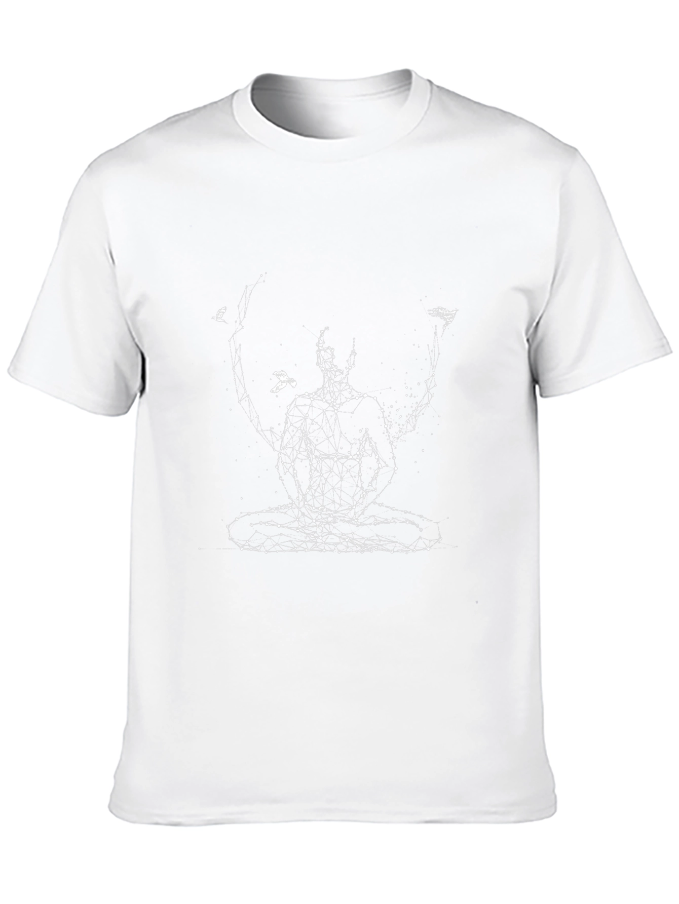 Meditative Connection Black Graphic Tee