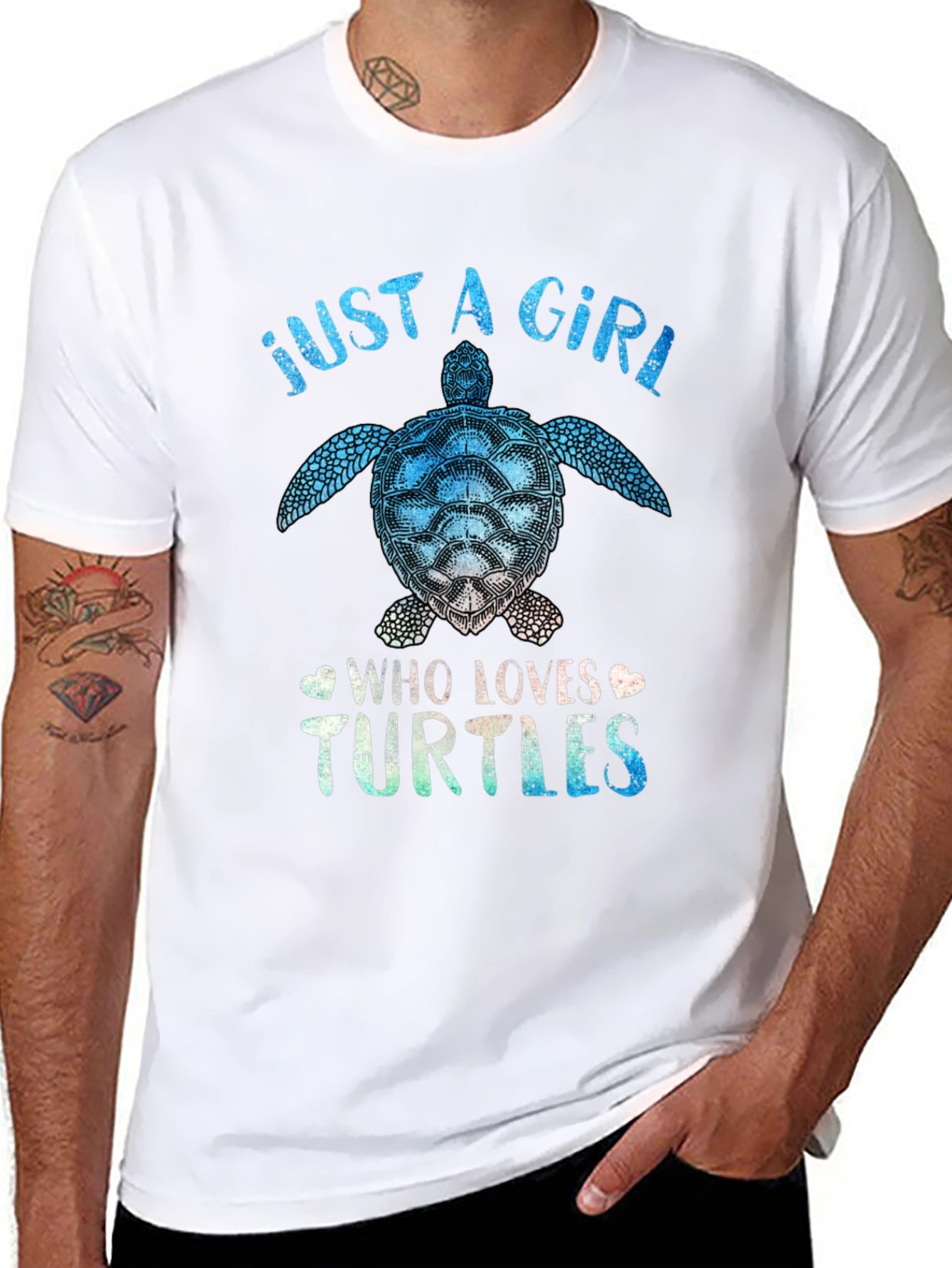 Just A Girl Who Loves Turtles T-Shirt