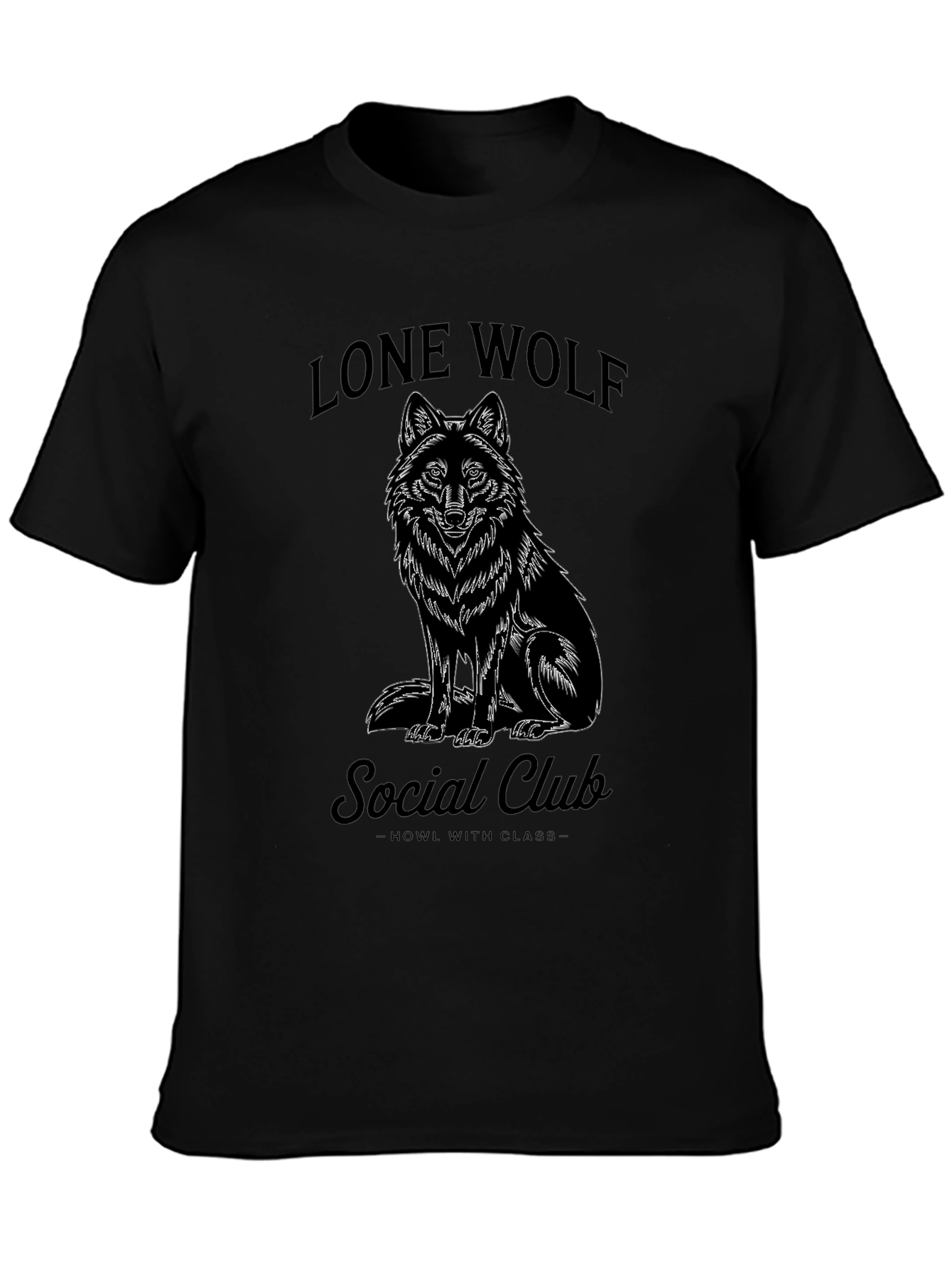 Lone Wolf Social Club Black T-Shirt