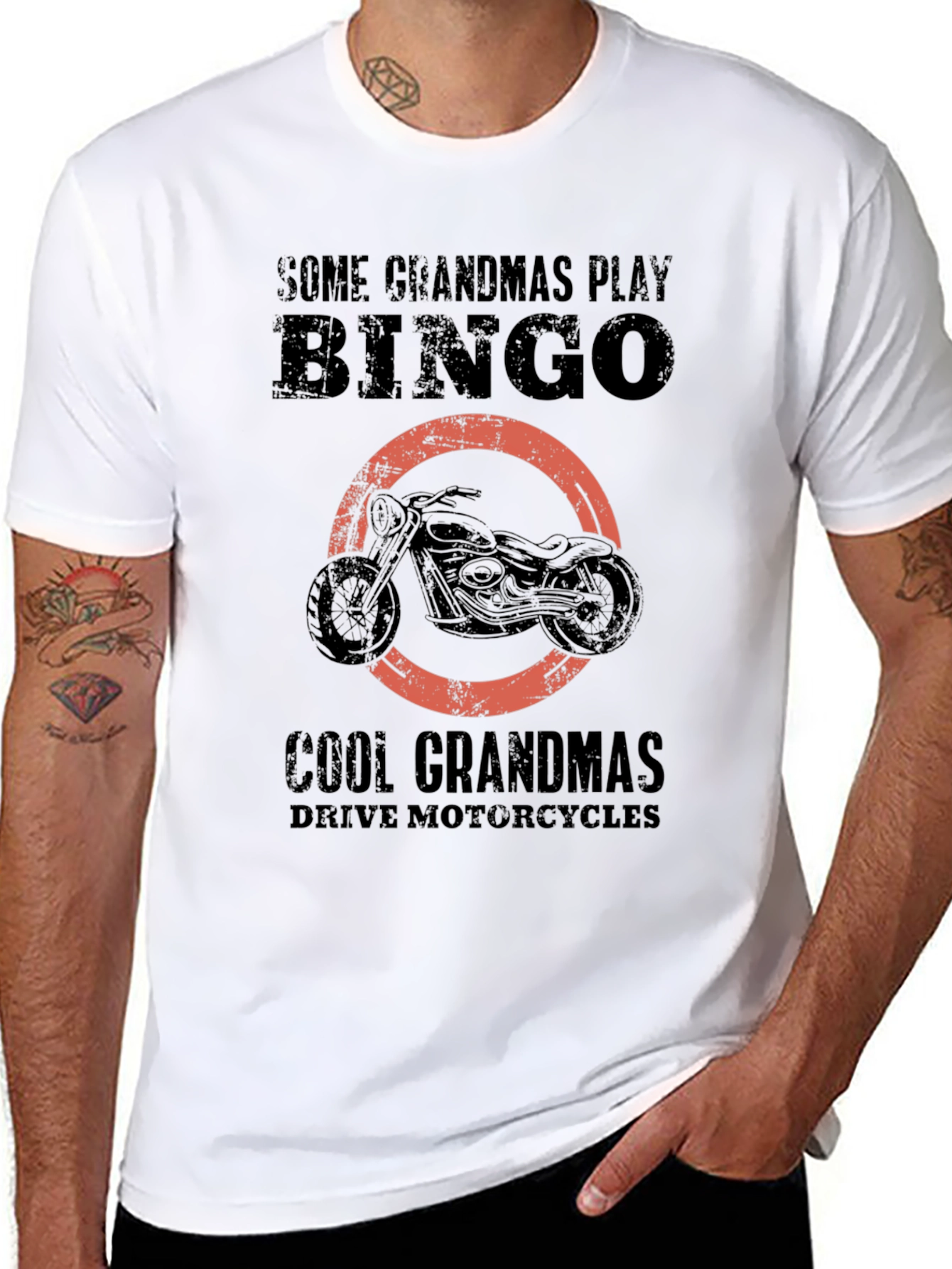 Cool Grandmas Drive Motorcycles T-Shirt